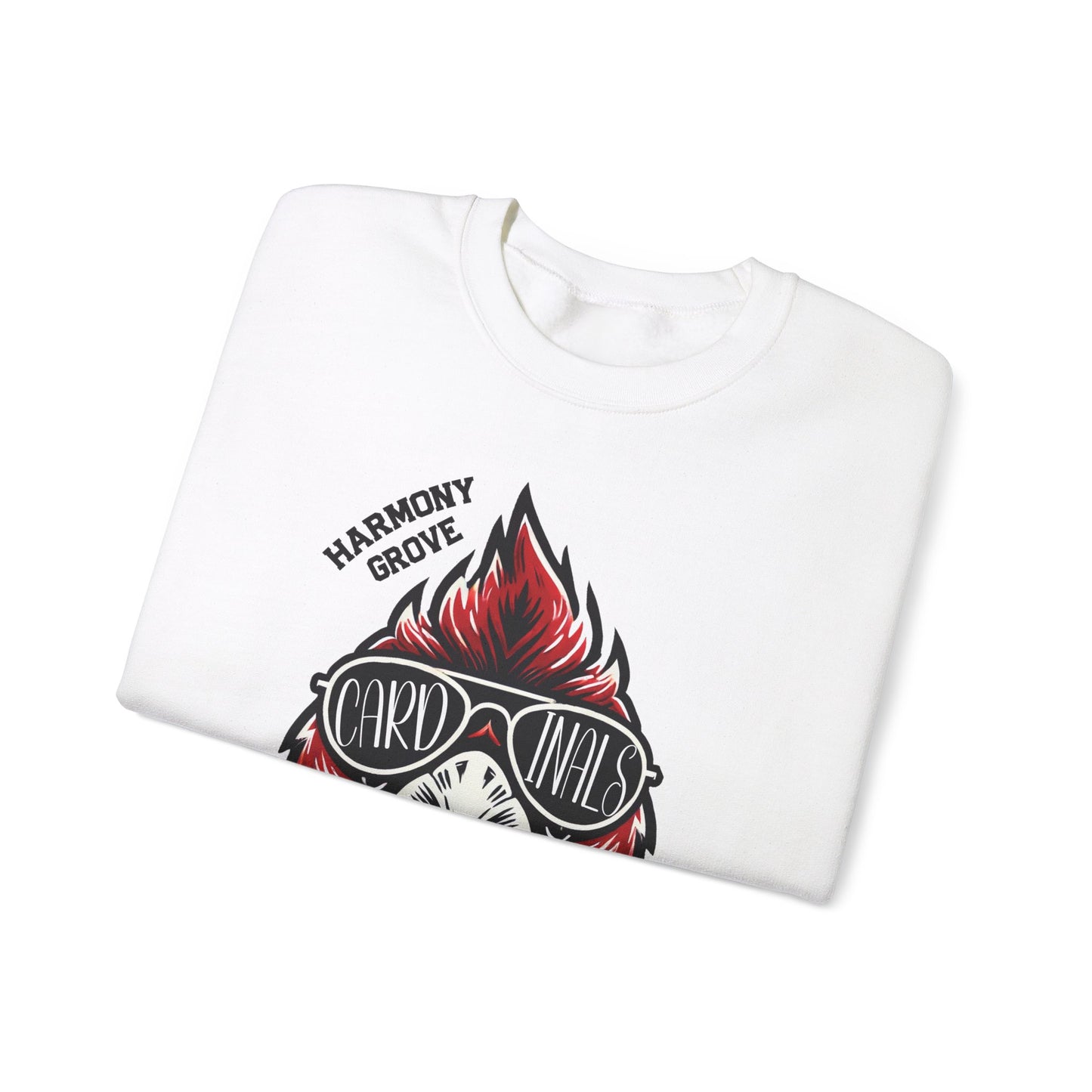 HG Cardinal with Sunglasses - Unisex Heavy Blend™ Crewneck Sweatshirt