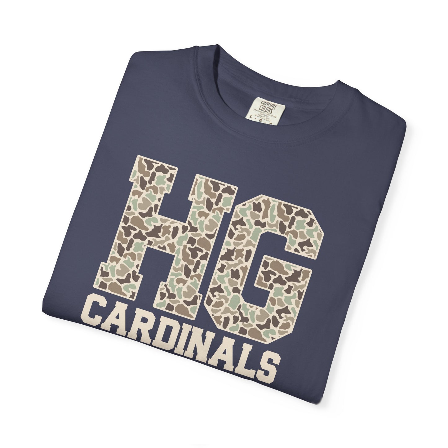 Old School Camo HG Cardinals - Comfort Colors T Shirt