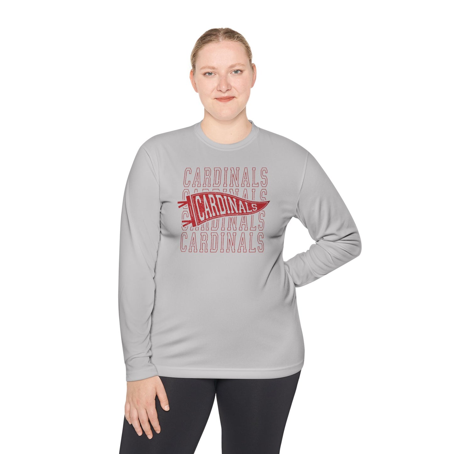 Cardinal Pennant - Dryfit Long Sleeve Tee