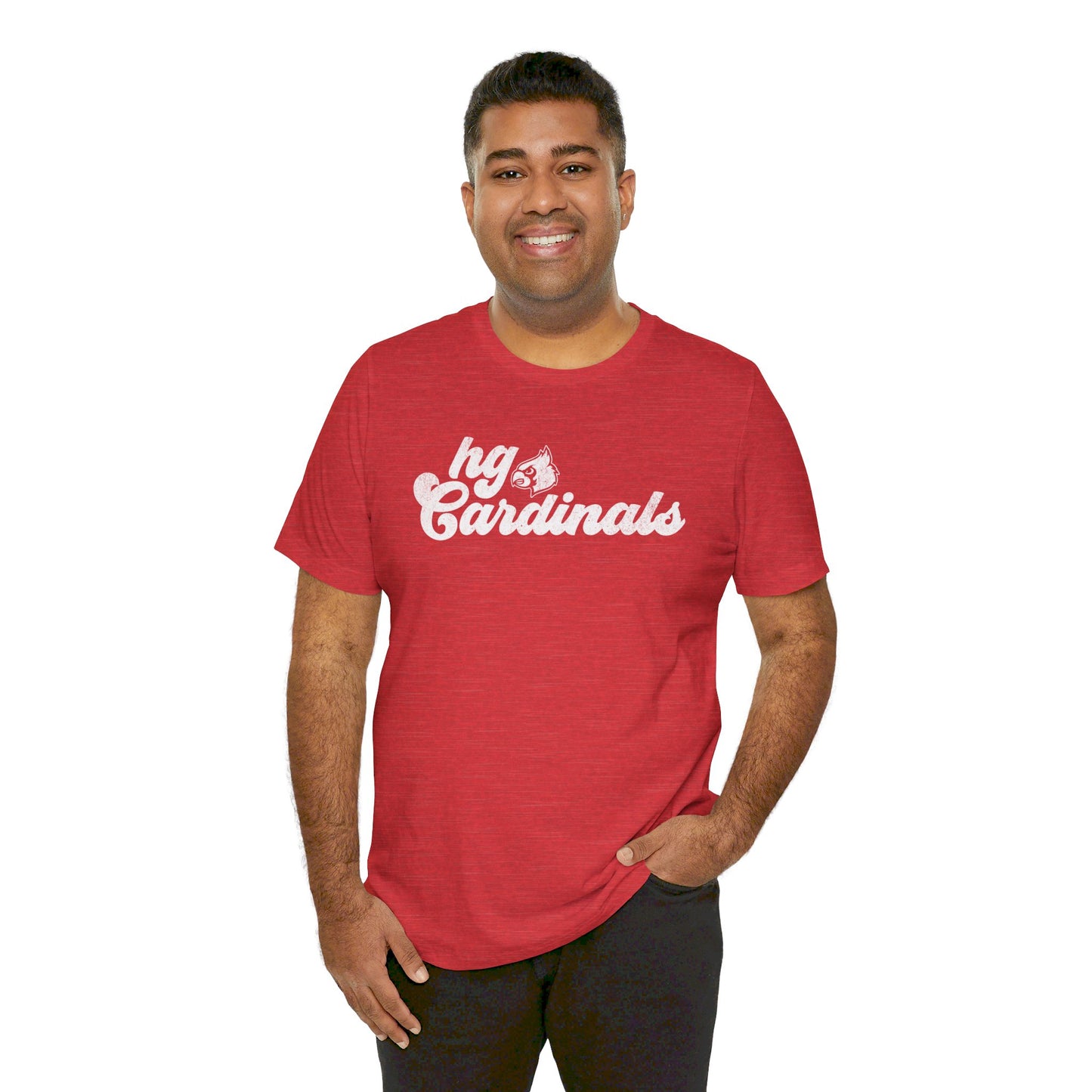 Vintage HG Cardinals - Bella + Canvas Short Sleeve Tee