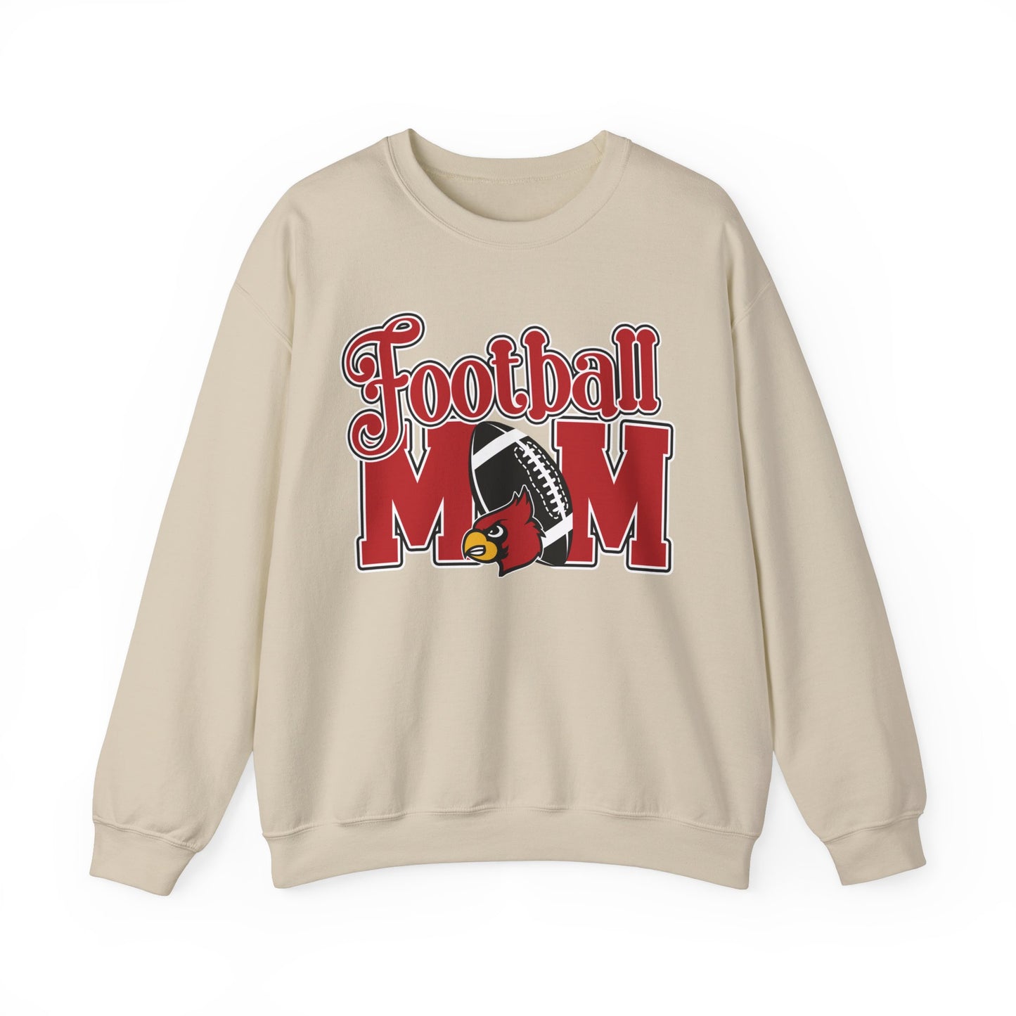 Football Mom Custom Player Name and Number - Unisex Heavy Blend™ Crewneck Sweatshirt