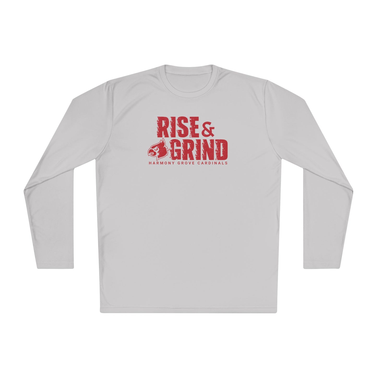 Rise and Grind Cardinal - Dryfit Long Sleeve Tee