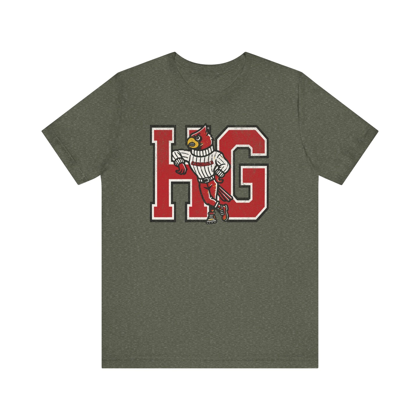 Vintage Cardinal HG - Bella + Canvas Short Sleeve Tee