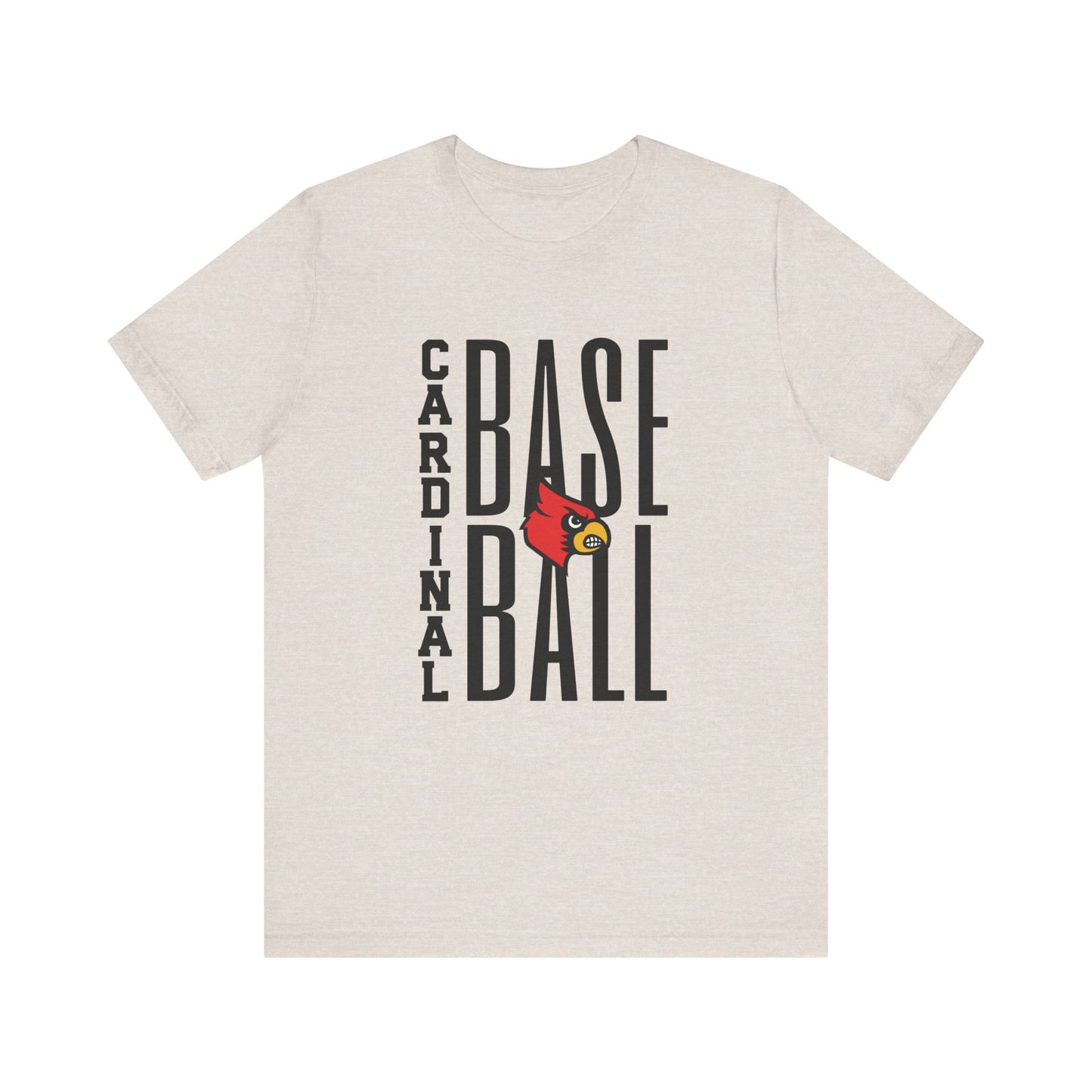 Cardinal Baseball - Bella + Canvas Short Sleeve Tee