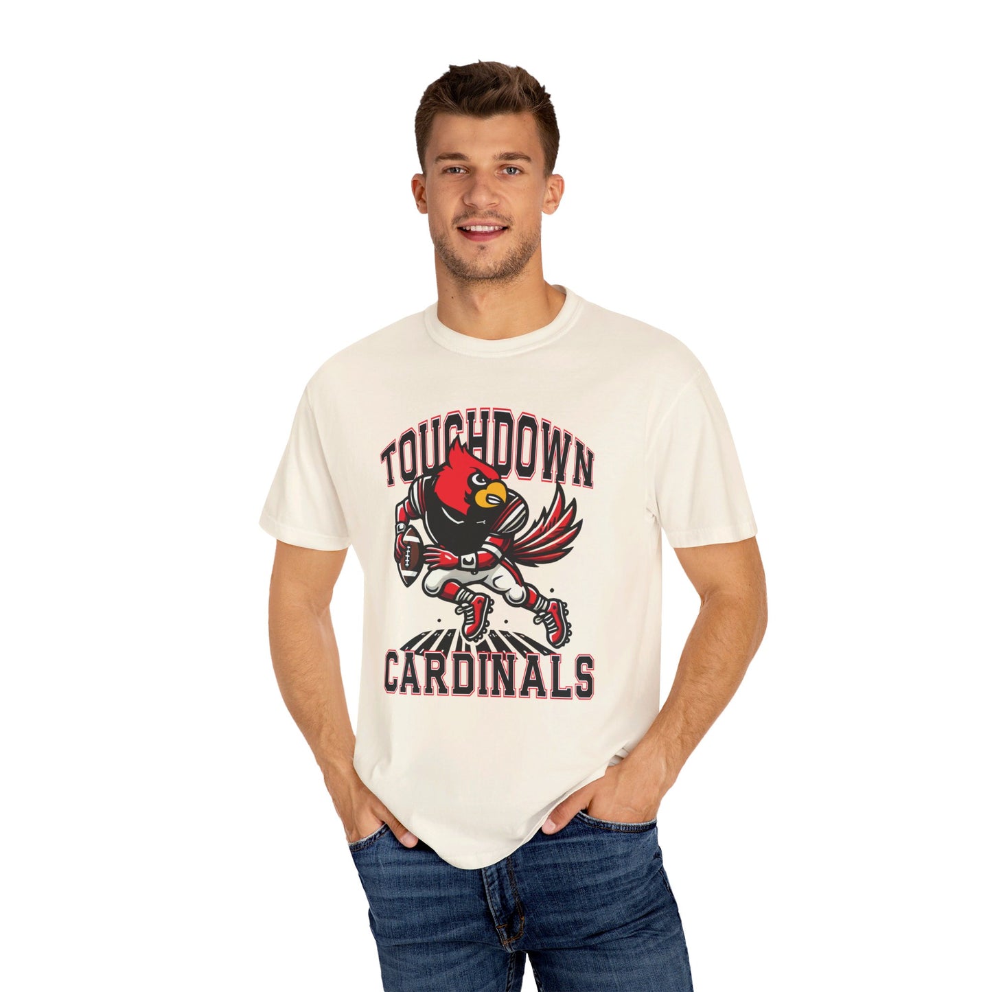 Touchdown Cardinals - Comfort Colors T-shirt