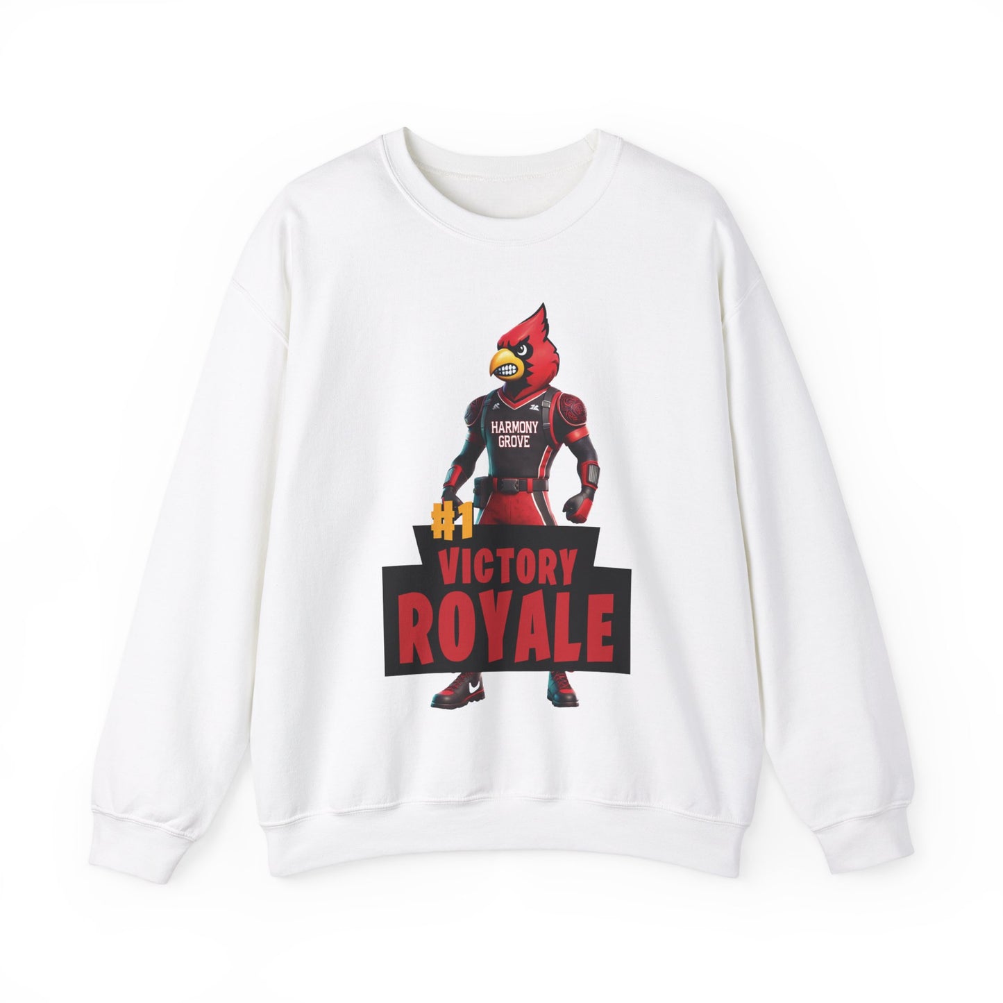 Harmony Grove Cardinals Victory Royale - Unisex Heavy Blend™ Crewneck Sweatshirt