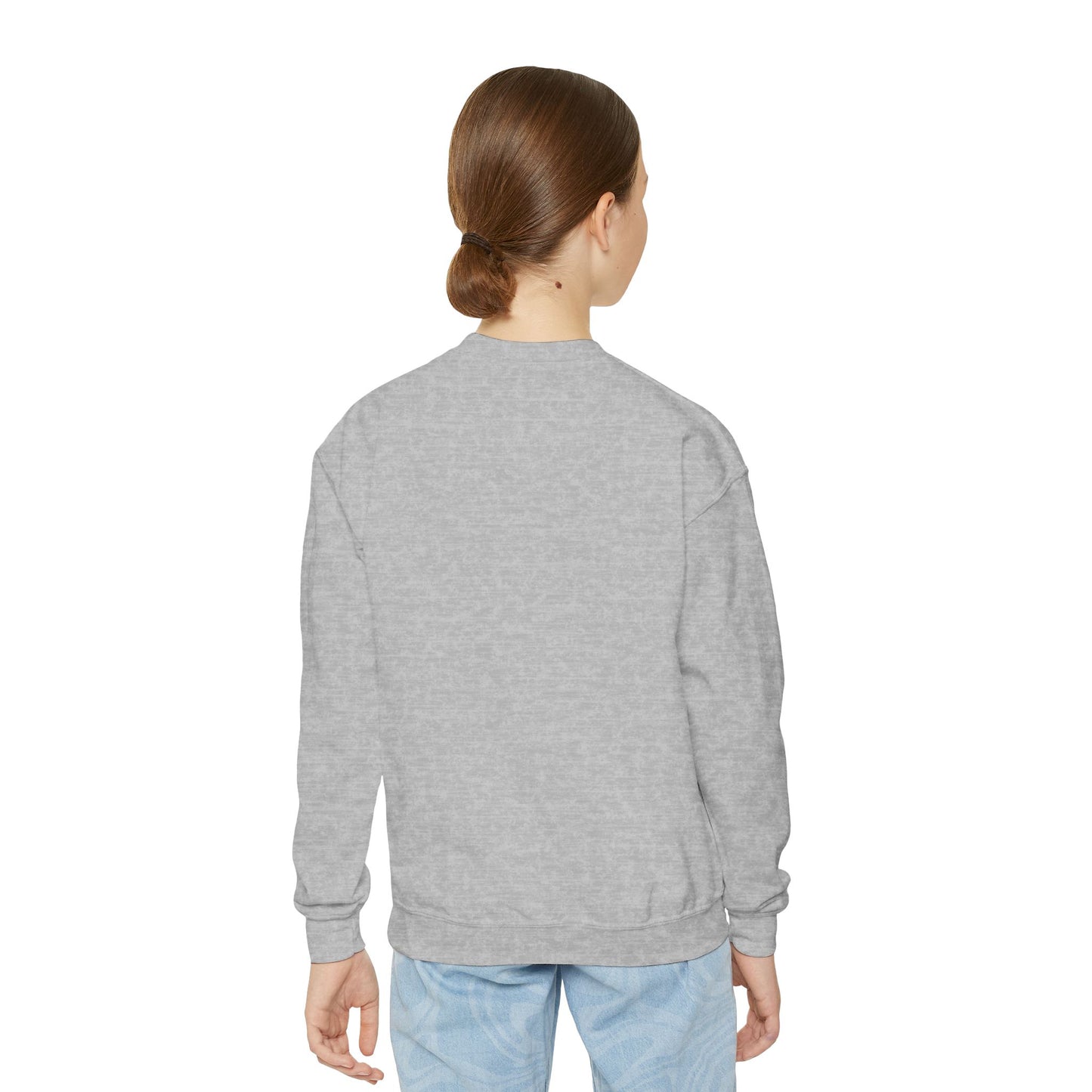 Cheerleader Heart - Youth Crew Sweatshirt