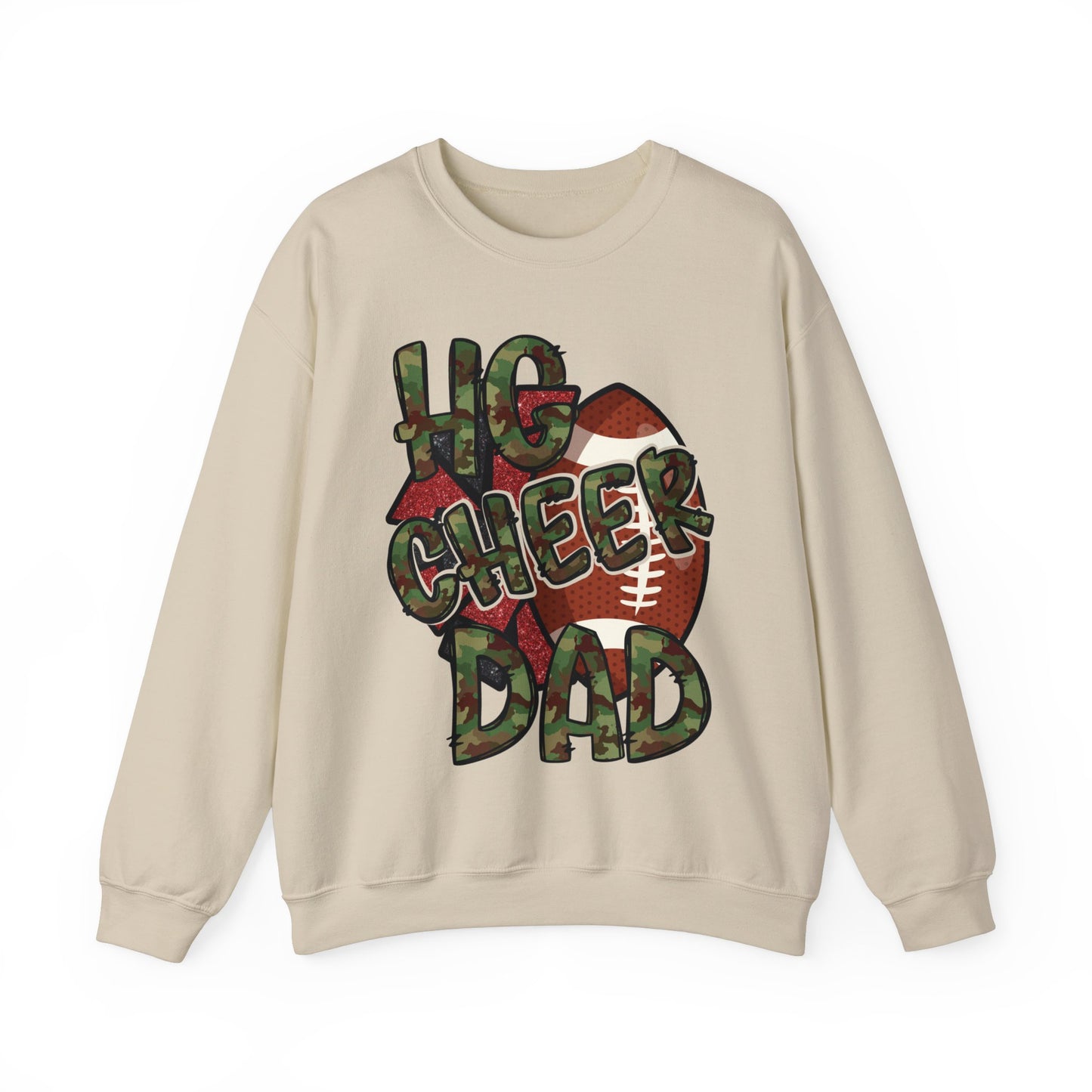 HG Cheer Dad - Unisex Heavy Blend™ Crewneck Sweatshirt