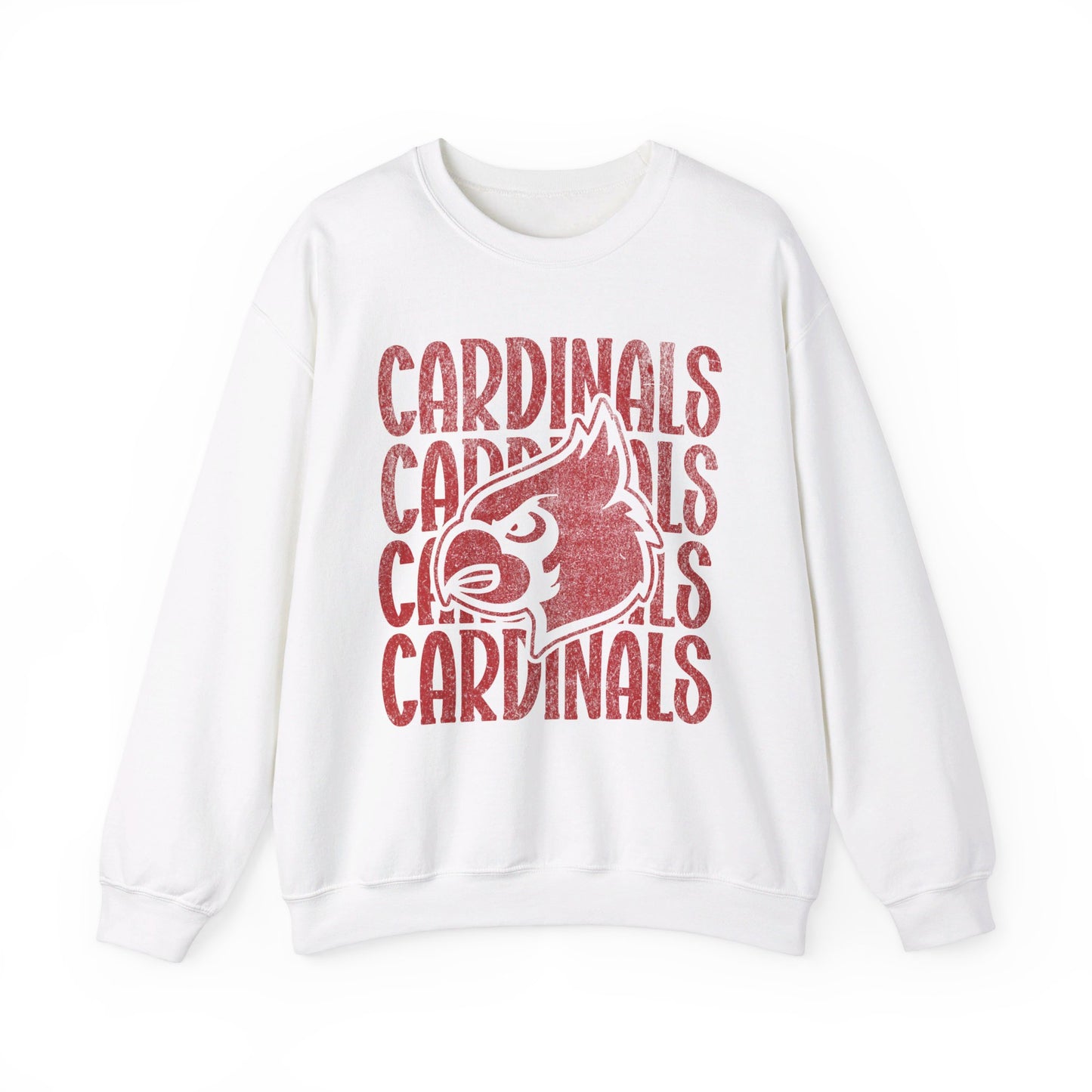 Vintage Cardinals 4 - Unisex Heavy Blend™ Crewneck Sweatshirt