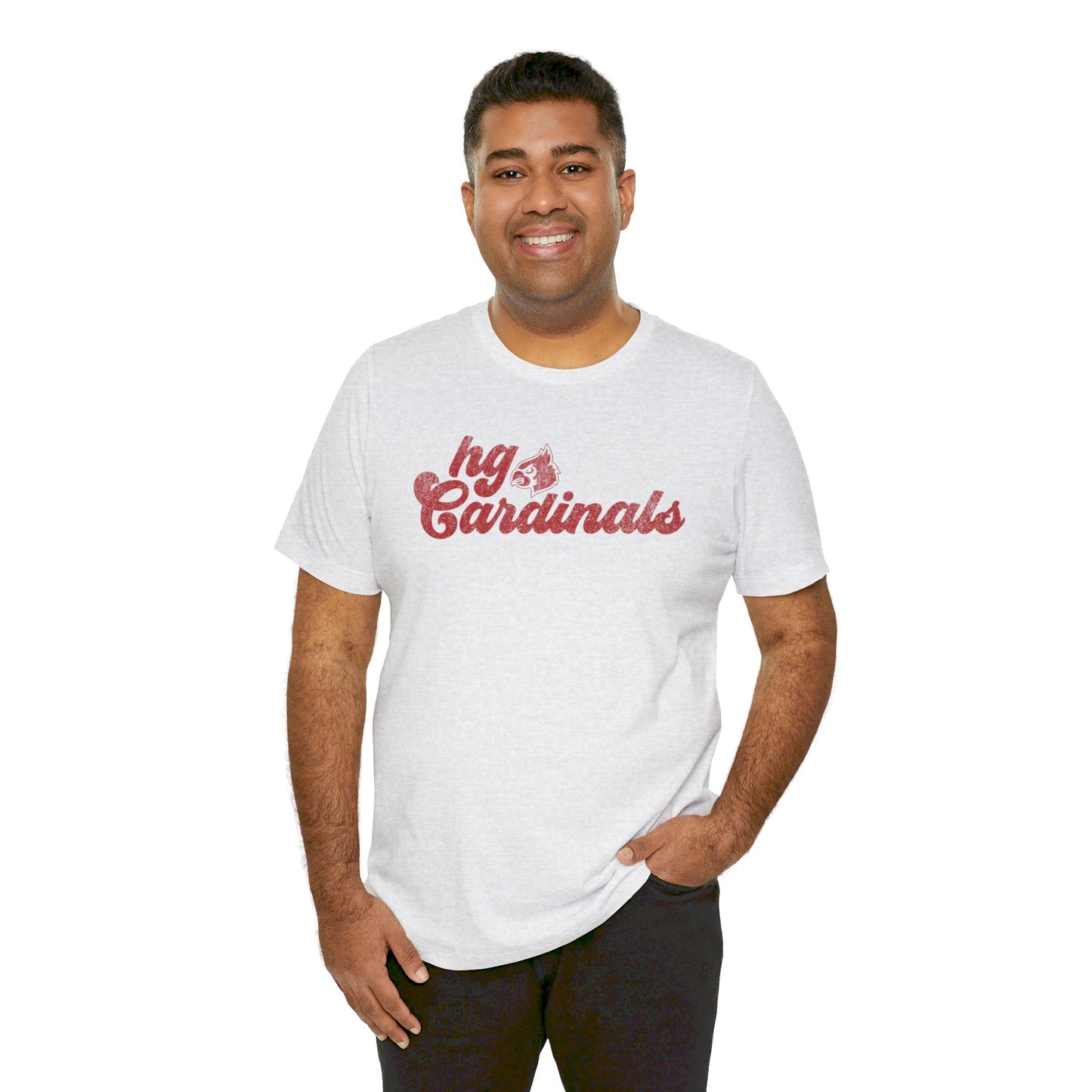 Vintage HG Cardinals - Bella + Canvas Short Sleeve Tee