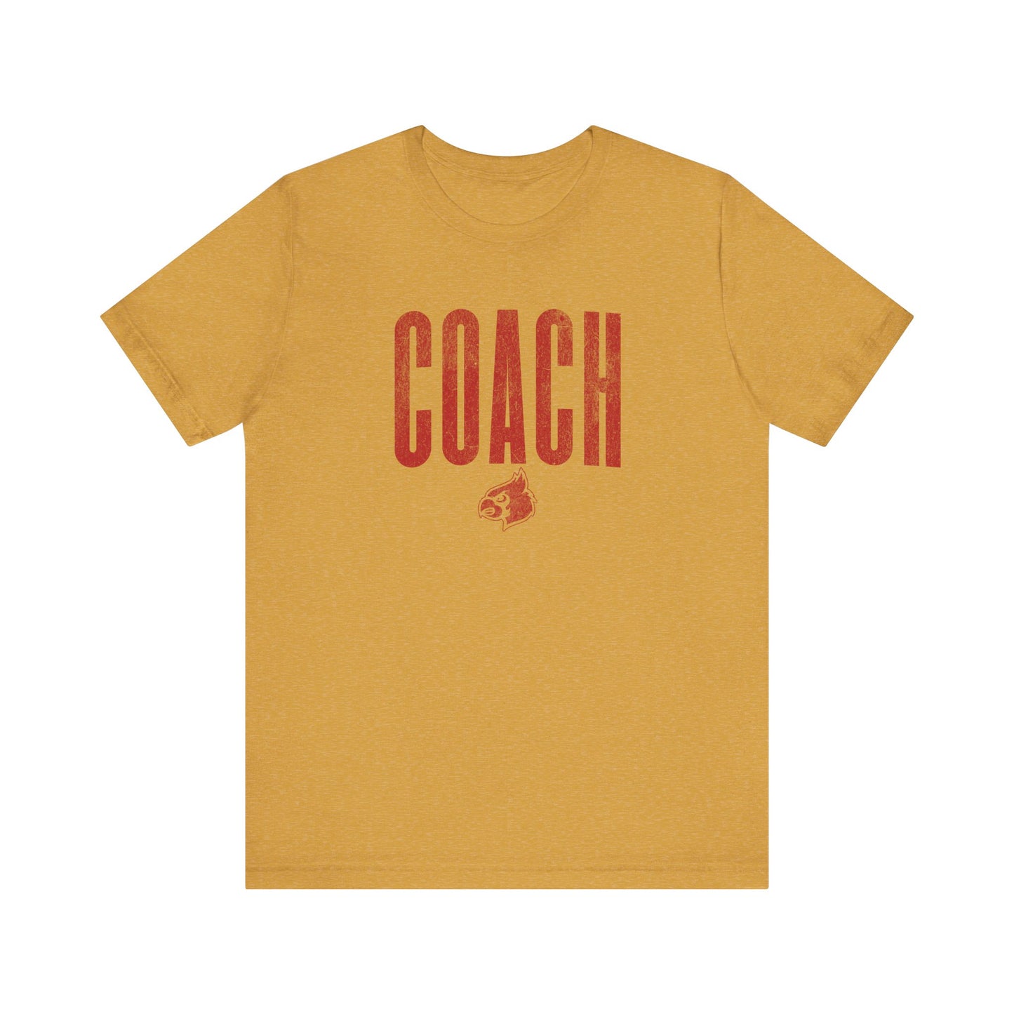 Vintage Cardinal Coach - Bella + Canvas Short Sleeve Tee