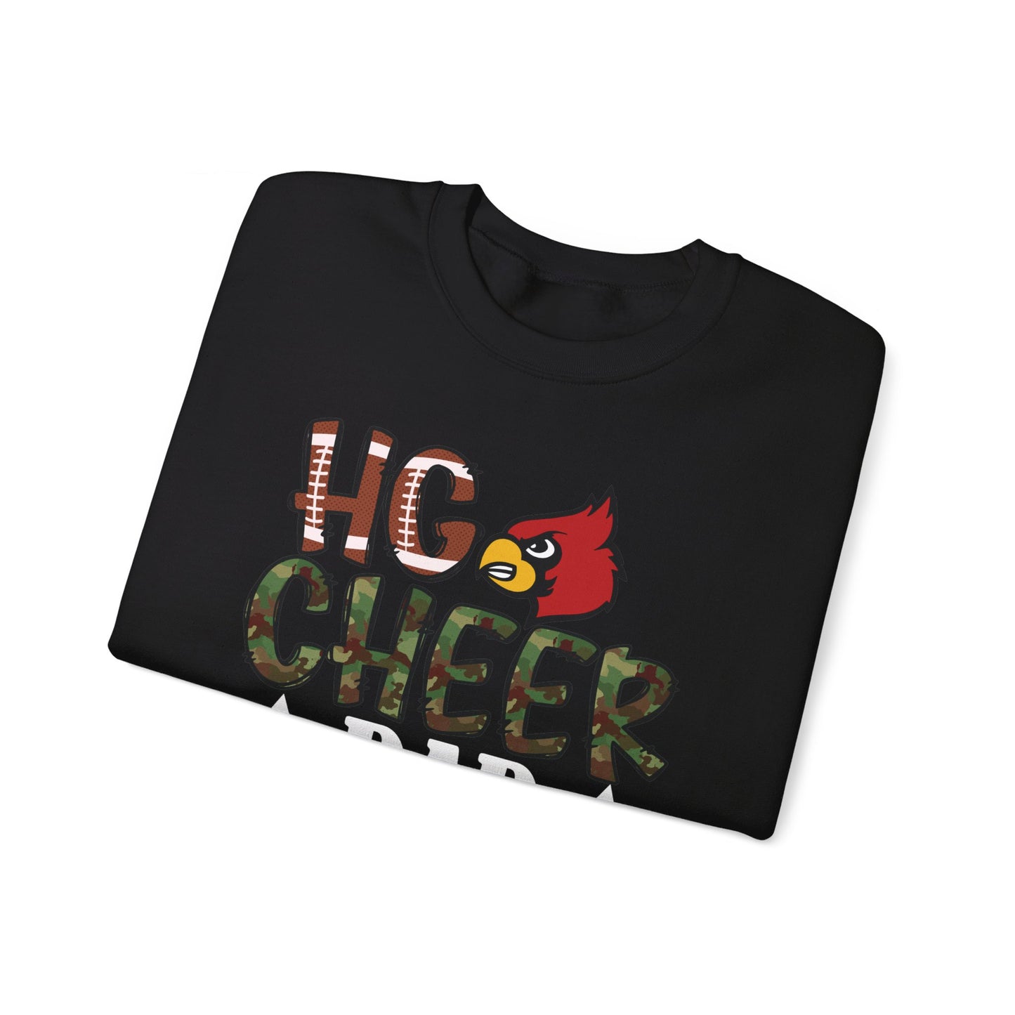 HG Cheer Dad Football - Unisex Heavy Blend™ Crewneck Sweatshirt