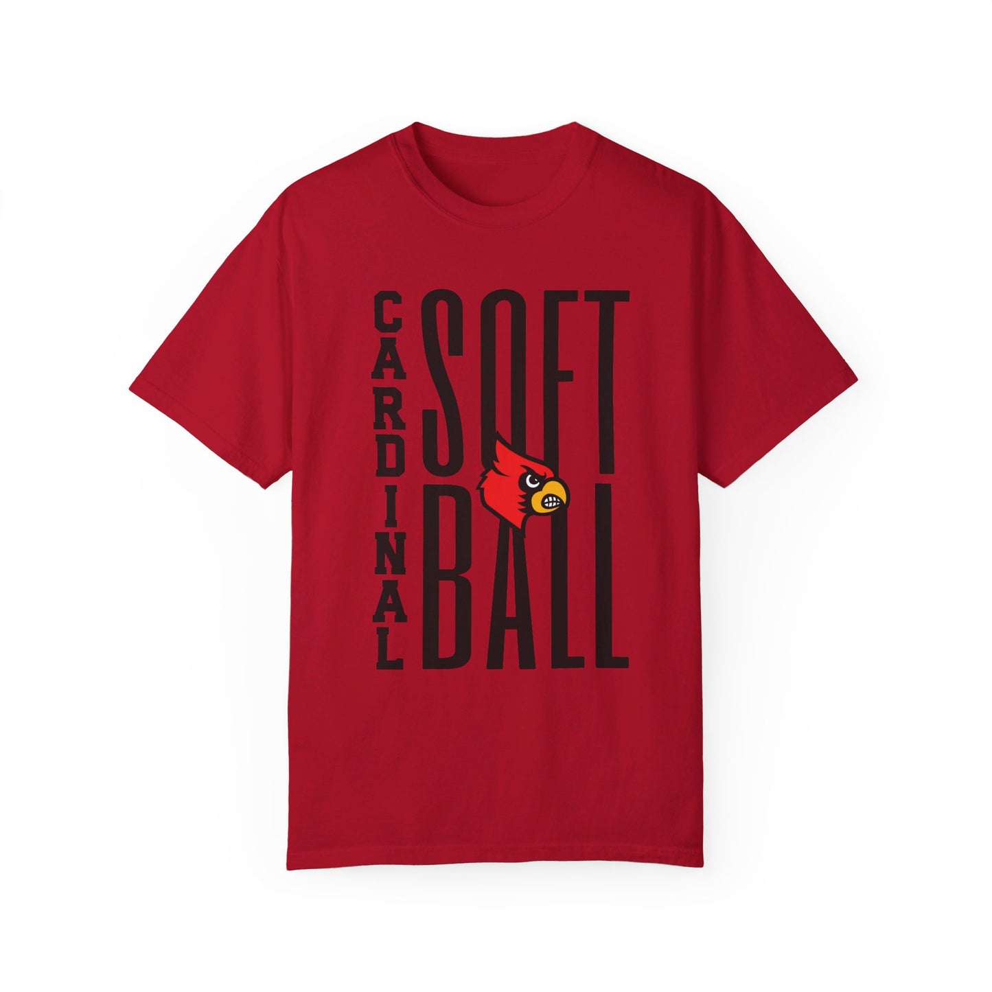Cardinal Softball - Comfort Colors T-shirt