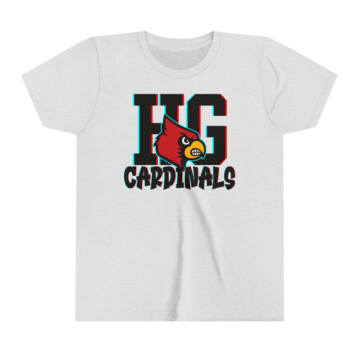 HG Cardinals 3D Shadow - Bella + Canvas Youth Tee