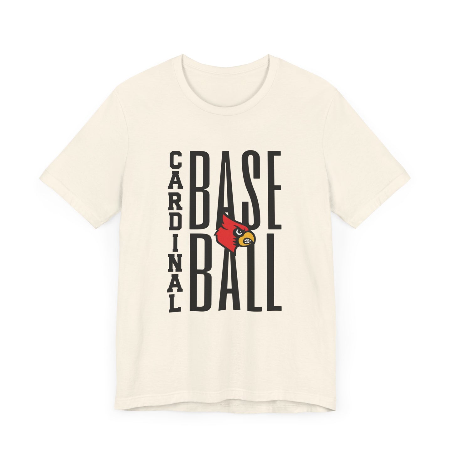 Cardinal Baseball - Bella + Canvas Short Sleeve Tee