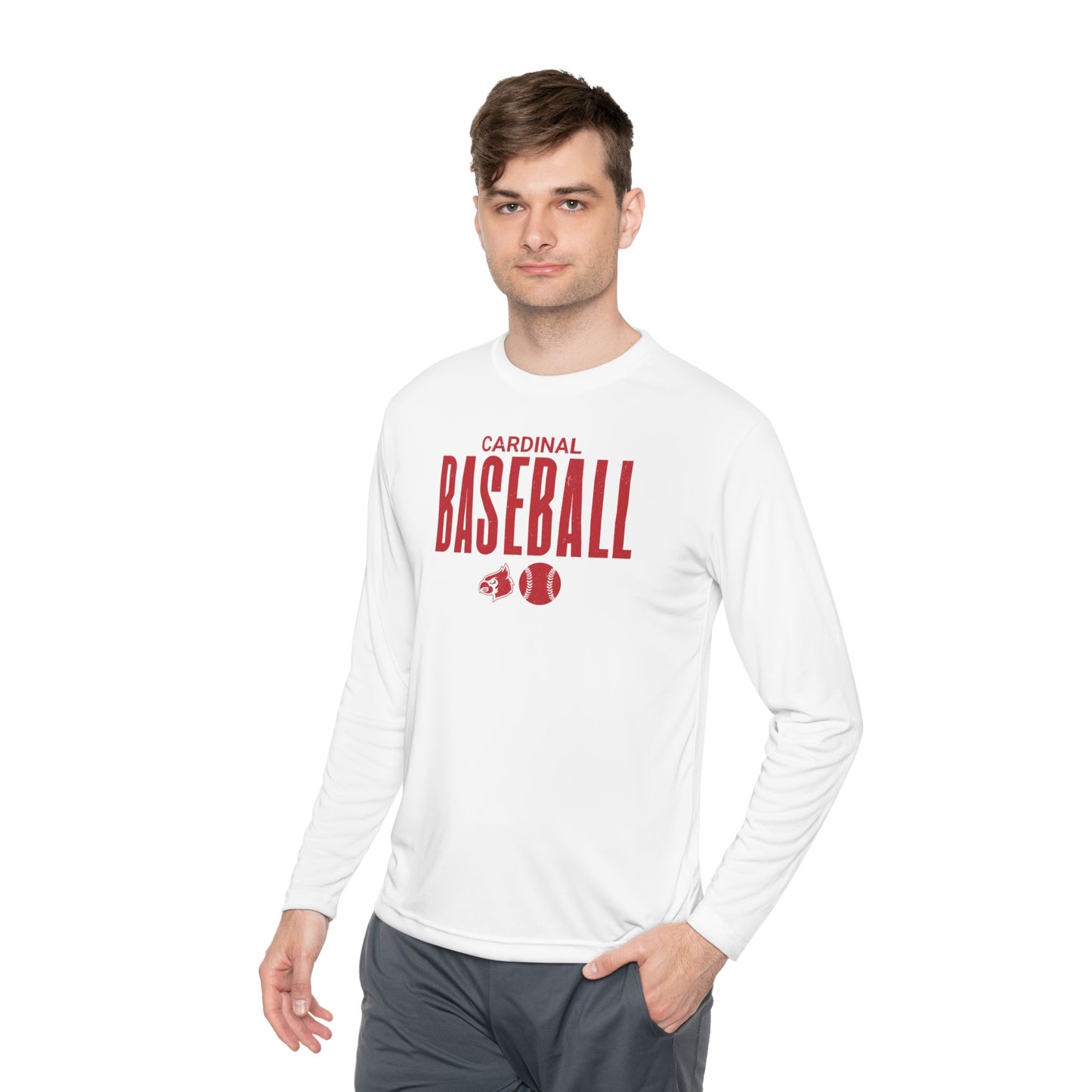 Cardinal Baseball - Dryfit Long Sleeve Tee