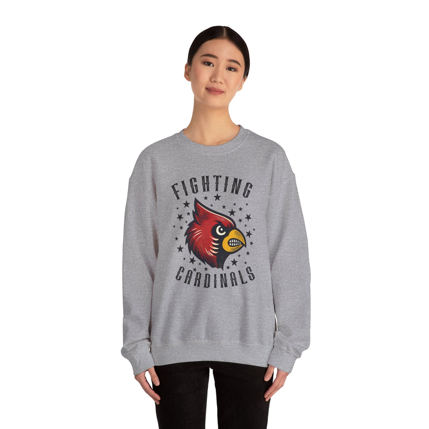 Fighting Cardinals - Unisex Heavy Blend™ Crewneck Sweatshirt