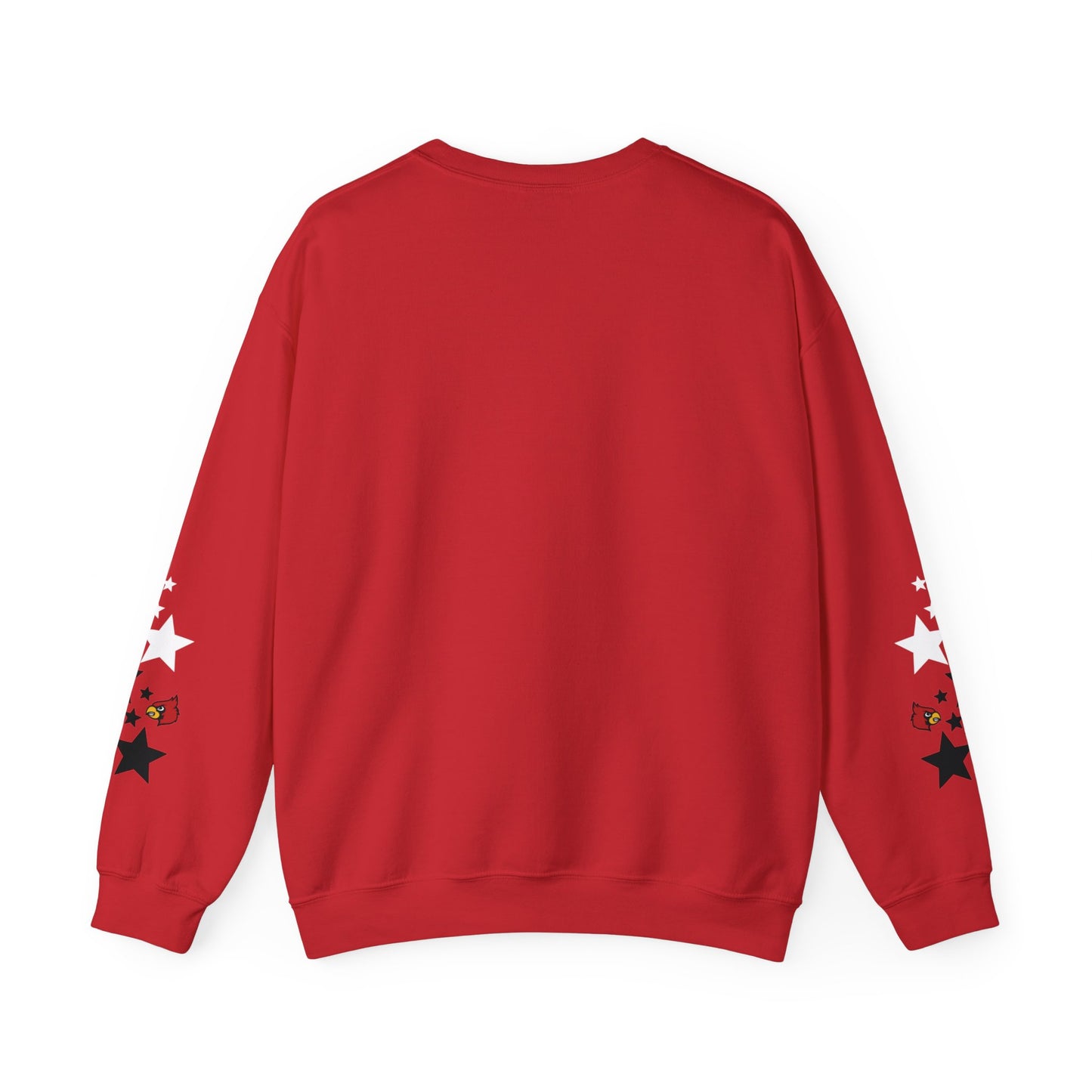 Cardinals Nation with Star Sleeves - Unisex Heavy Blend™ Crewneck Sweatshirt