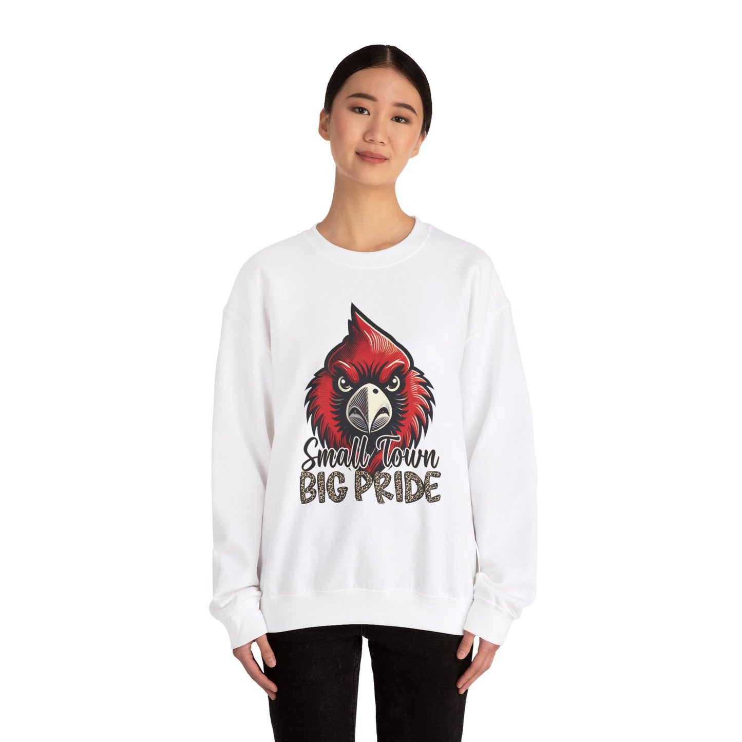 Cardinal Small Town Big Pride - Unisex Heavy Blend™ Crewneck Sweatshirt