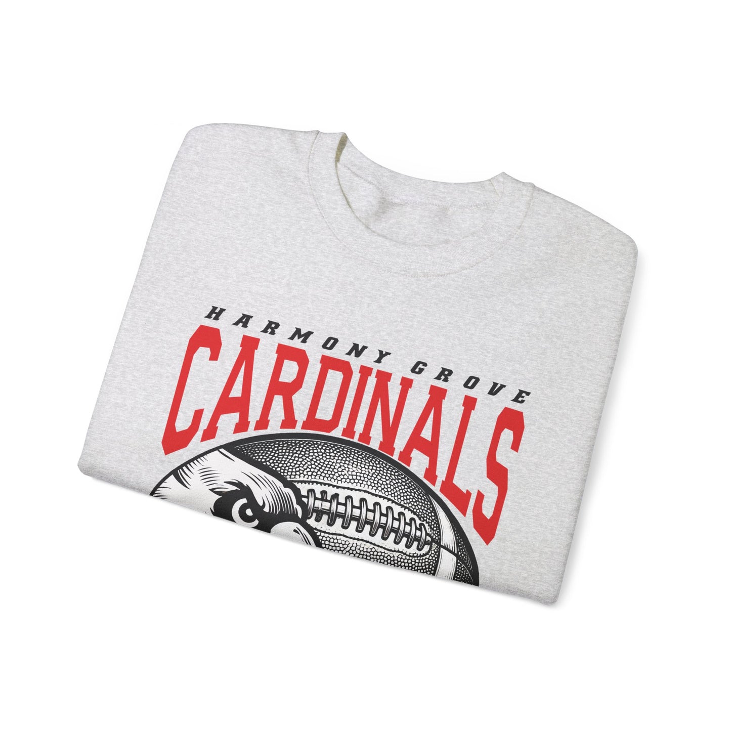 Harmony Grove Cardinals Football Inset - Heavy Blend™ Crewneck Sweatshirt