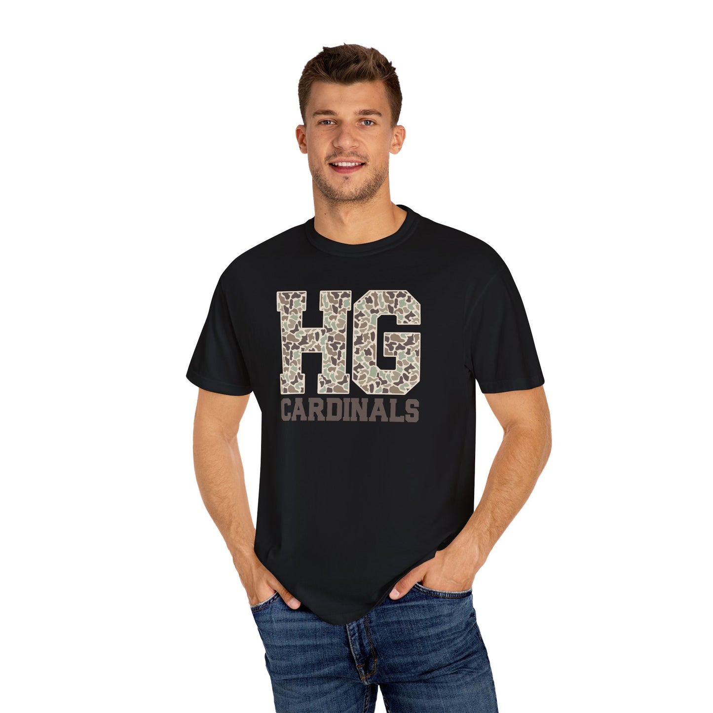 Old School Camo HG Cardinals - Comfort Colors T Shirt