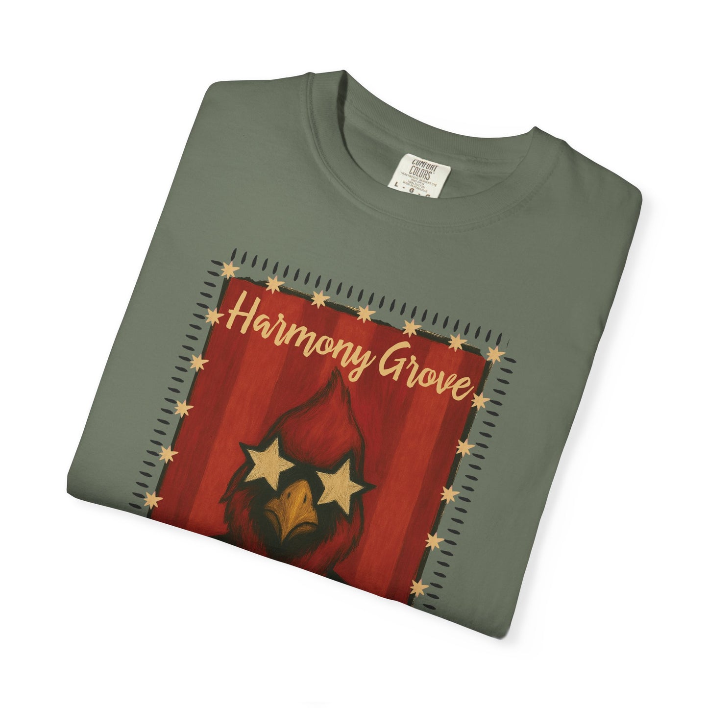 Harmony Grove Cards Painted Cardinal - Comfort Colors T Shirt