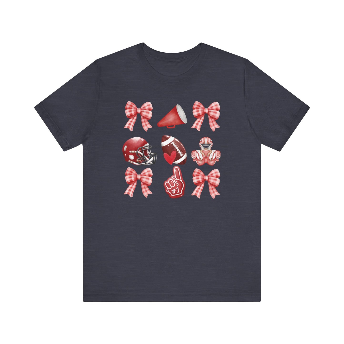 Football Coquette - Bella + Canvas Short Sleeve Tee