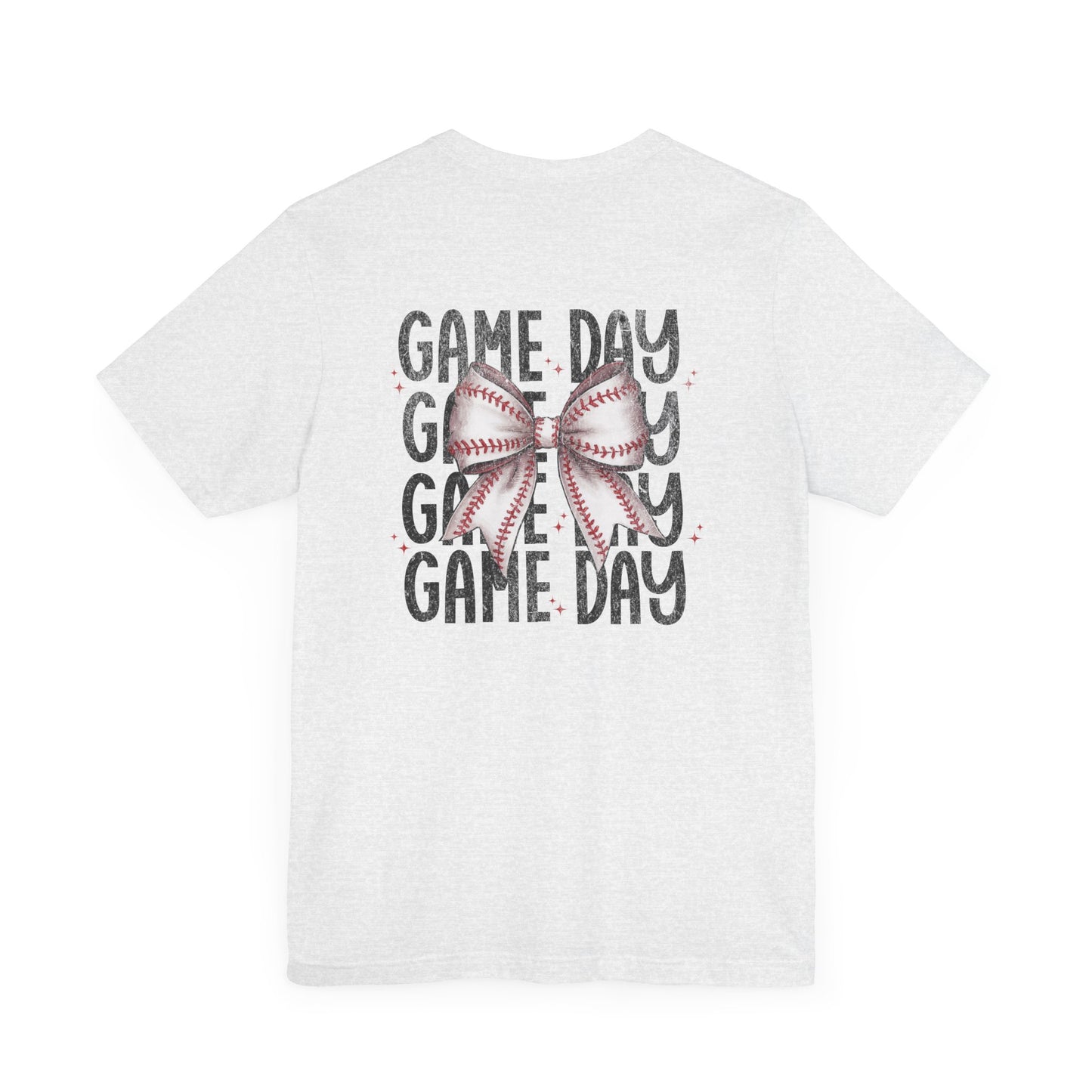 Game Day Baseball Coquette - Bella + Canvas Short Sleeve Tee