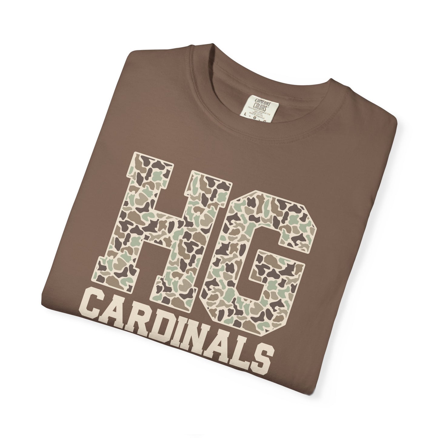 Old School Camo HG Cardinals - Comfort Colors T Shirt
