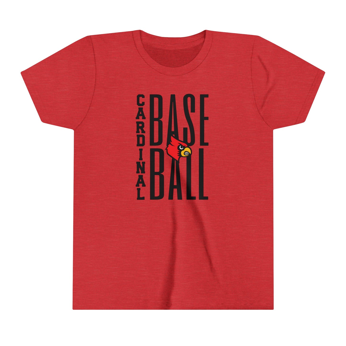 Cardinal Baseball - Bella + Canvas Youth Tee