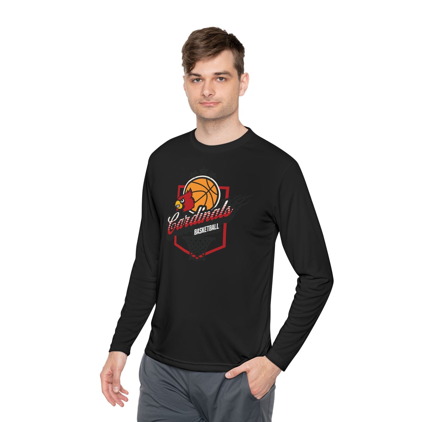 Cardinals Basketball - Dryfit Long Sleeve Tee