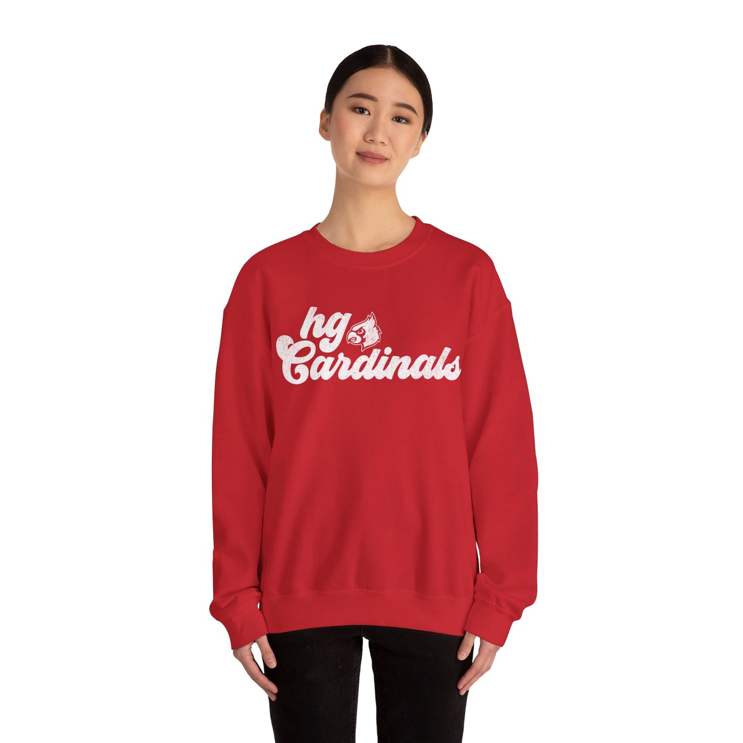 Vintage HG Cardinals - Unisex Heavy Blend™ Crewneck Sweatshirt