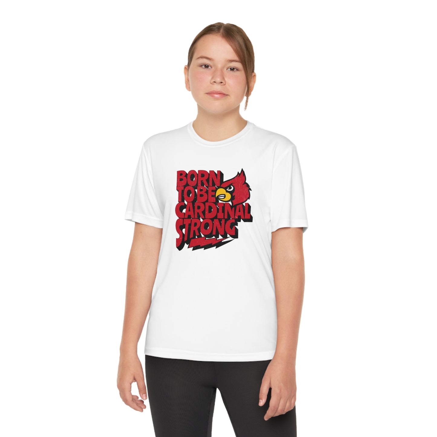 Born to Be Cardinal Strong - Youth Sport-Tek® Competitor™ Tee