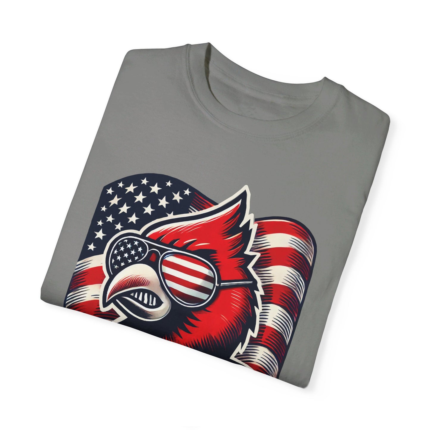 Patriotic Cardinal - Comfort Colors T-shirt