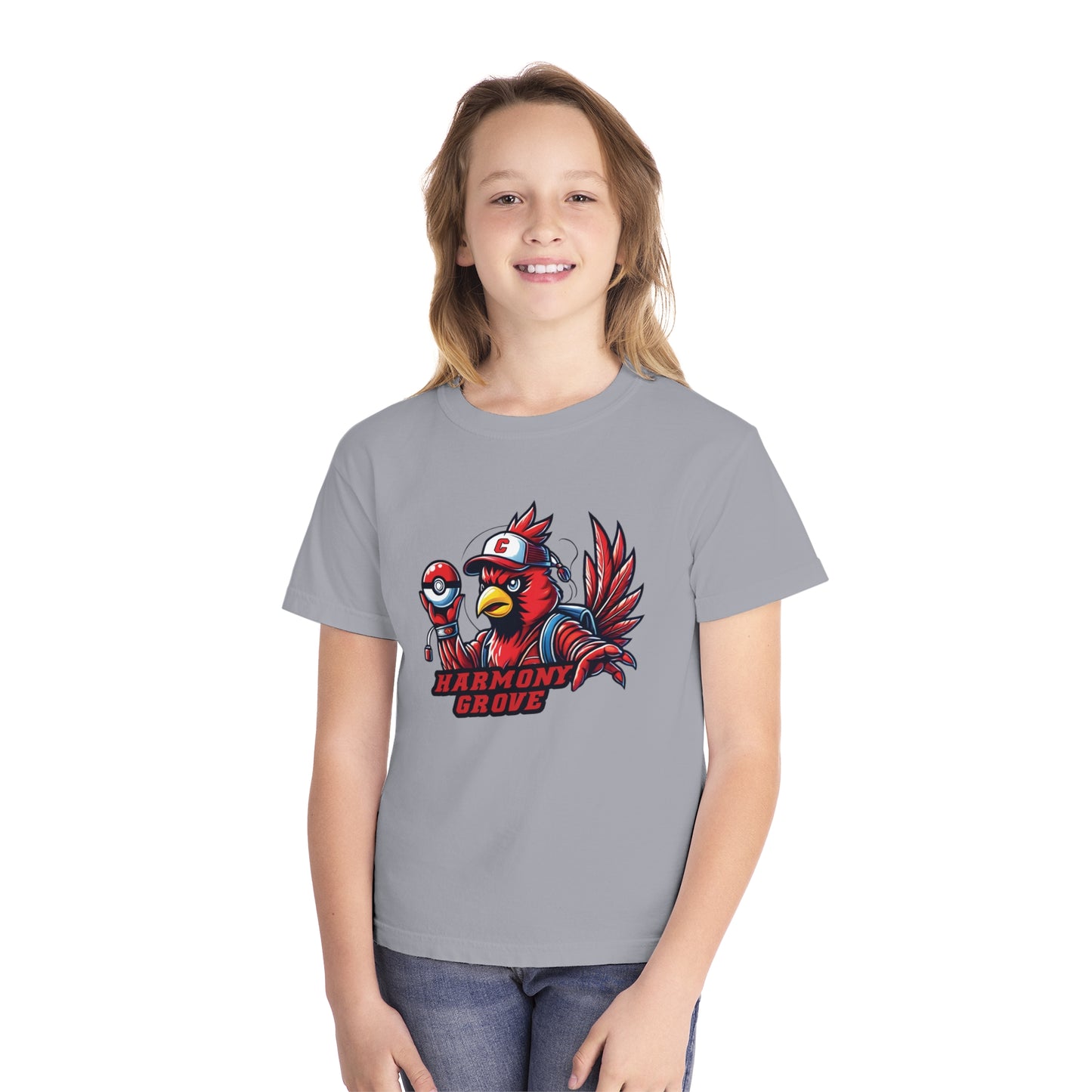 Game Card Style Harmony Grove - Comfort Colors Youth Tee