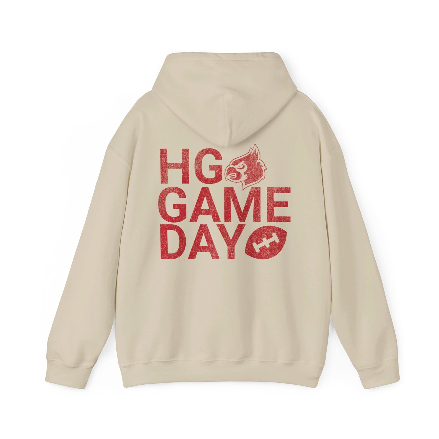 Vintage HG Game Day Football - Unisex Heavy Blend™ Hooded Sweatshirt