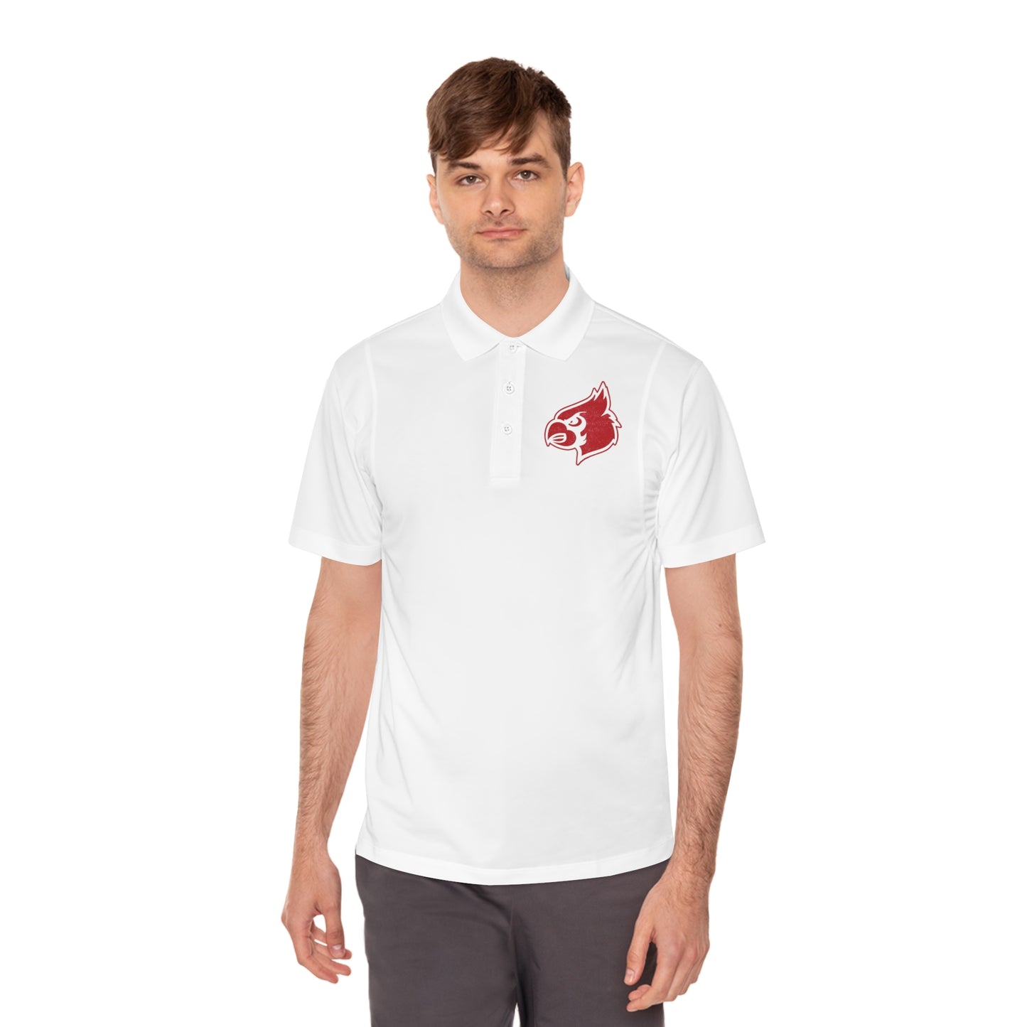 Cardinal Filled Distressed - Men's Sport Polo Shirt