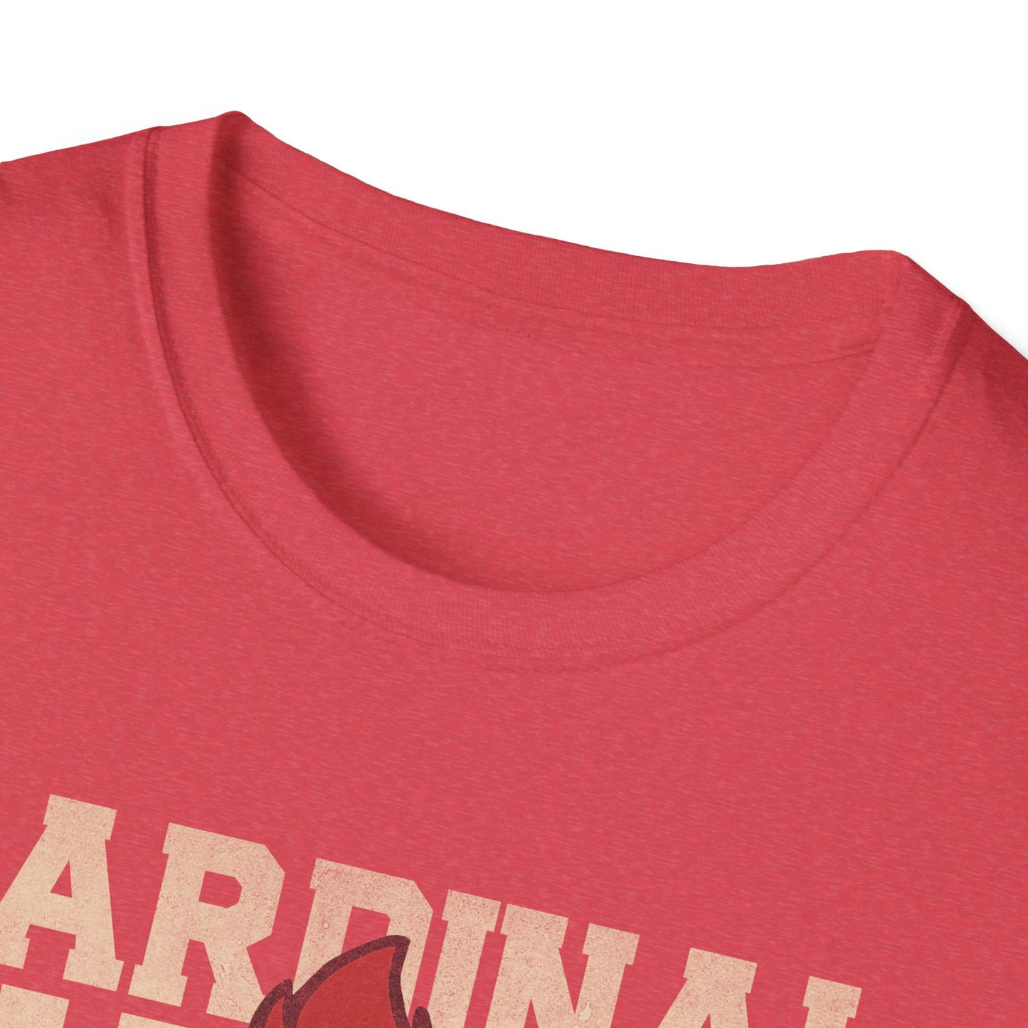 Cardinal Game Day Distressed - Unisex Softstyle T-Shirt