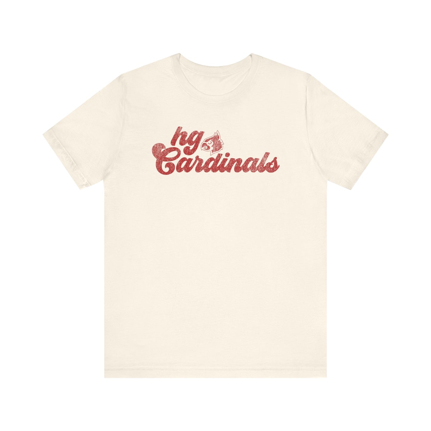 Vintage HG Cardinals - Bella + Canvas Short Sleeve Tee