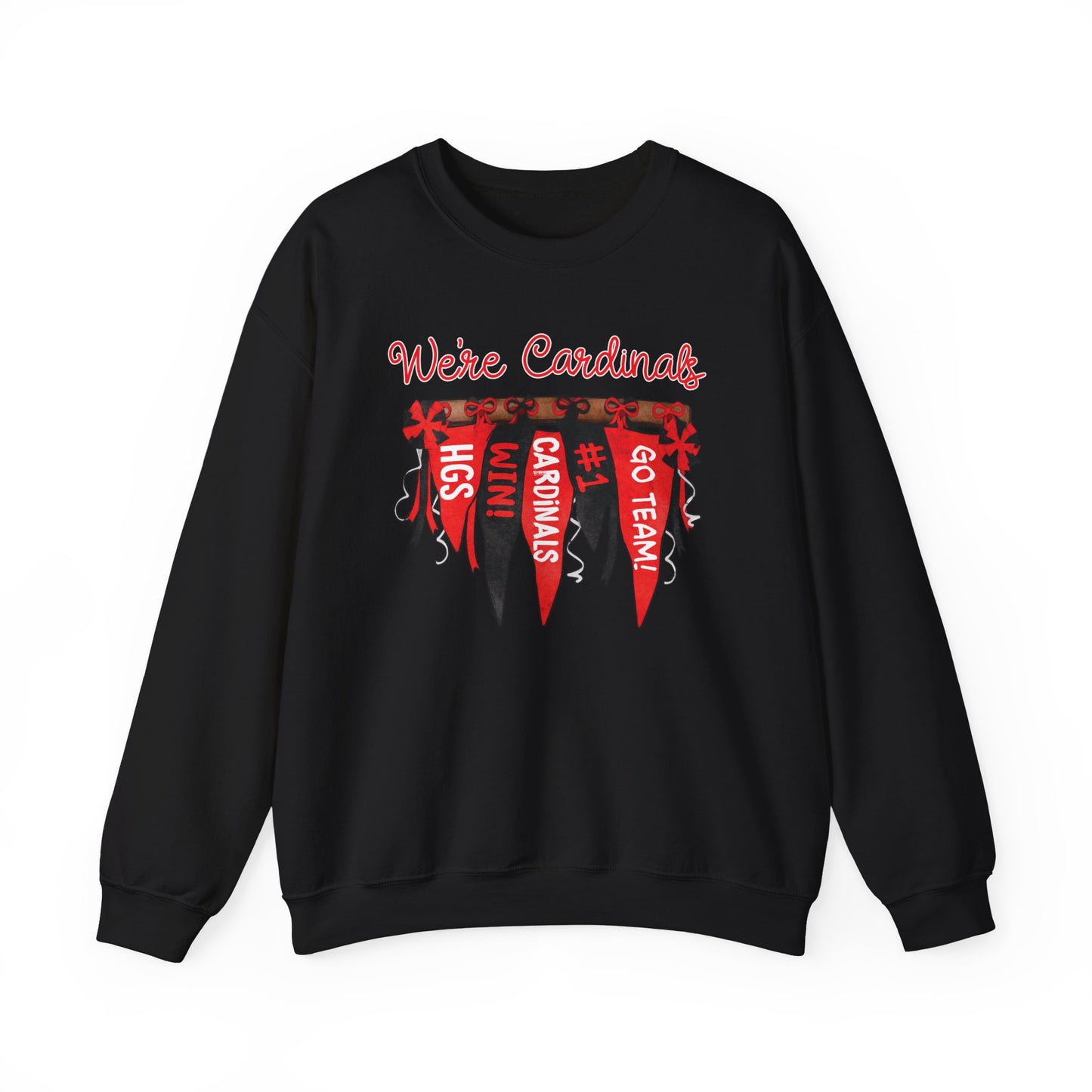Cardinals Pennant Banner - Unisex Heavy Blend™ Crewneck Sweatshirt