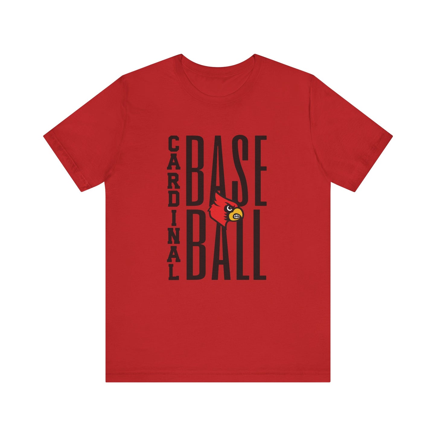 Cardinal Baseball - Bella + Canvas Short Sleeve Tee