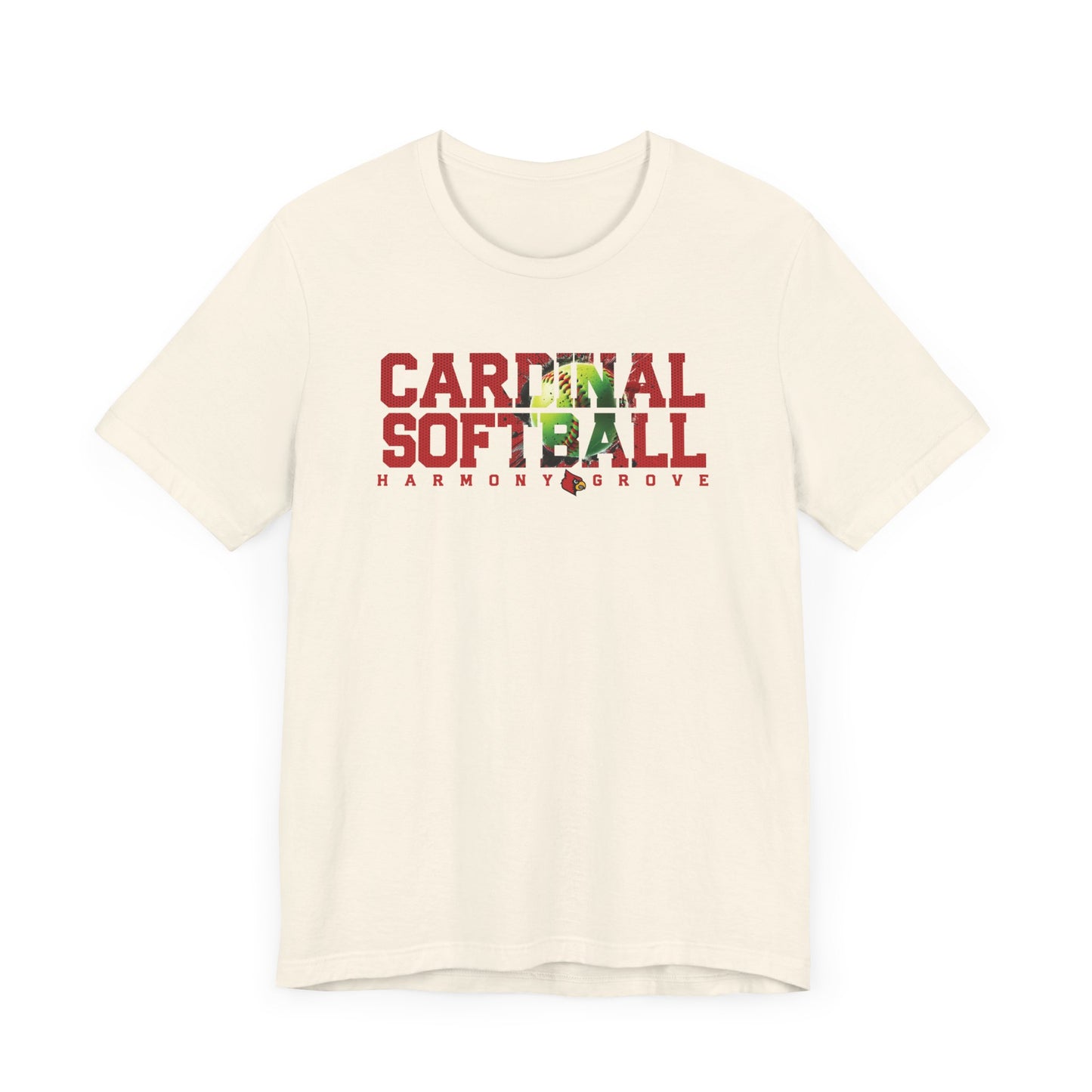 Cardinal Softball Harmony Grove - Bella + Canvas Short Sleeve Tee