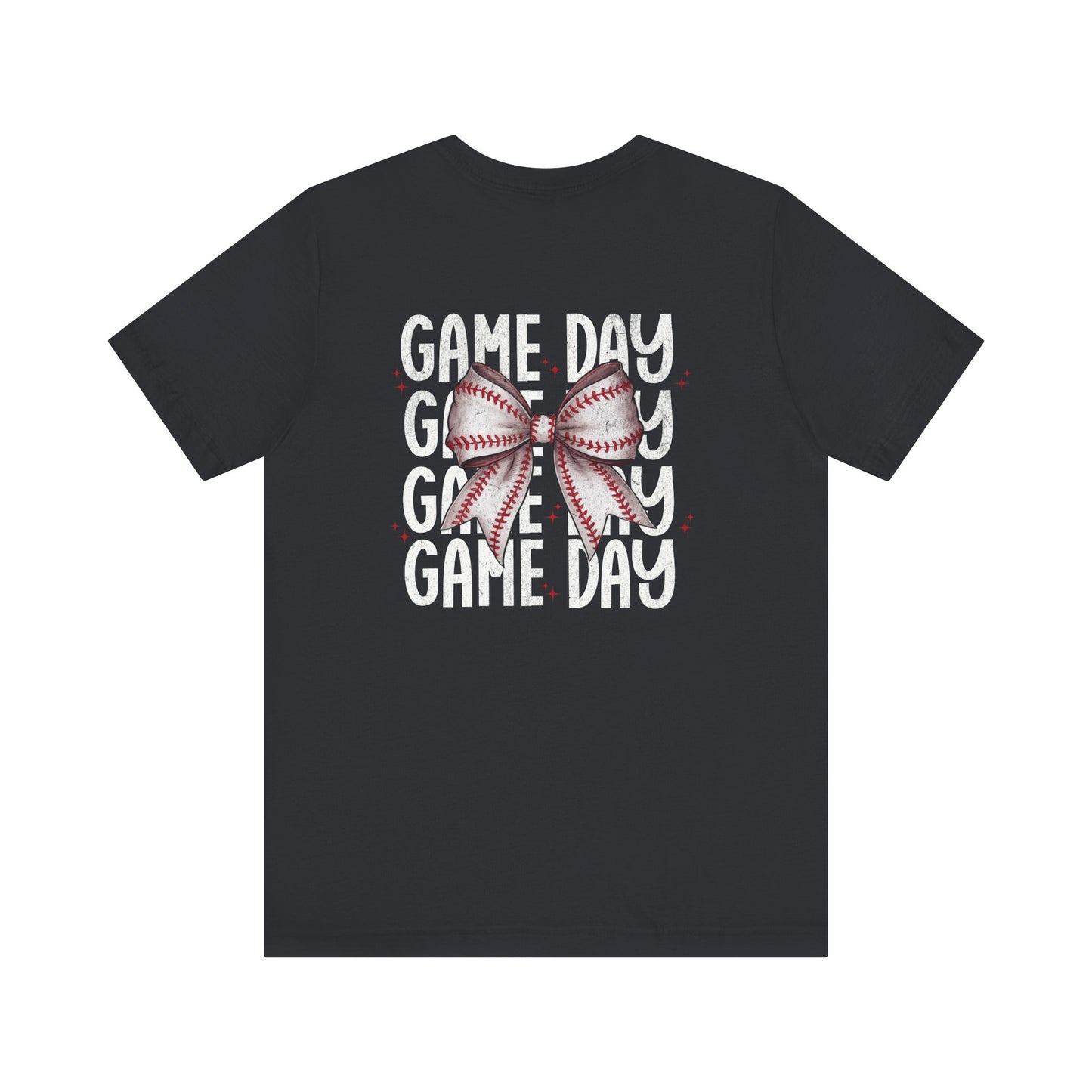Game Day Baseball Coquette - Bella + Canvas Short Sleeve Tee