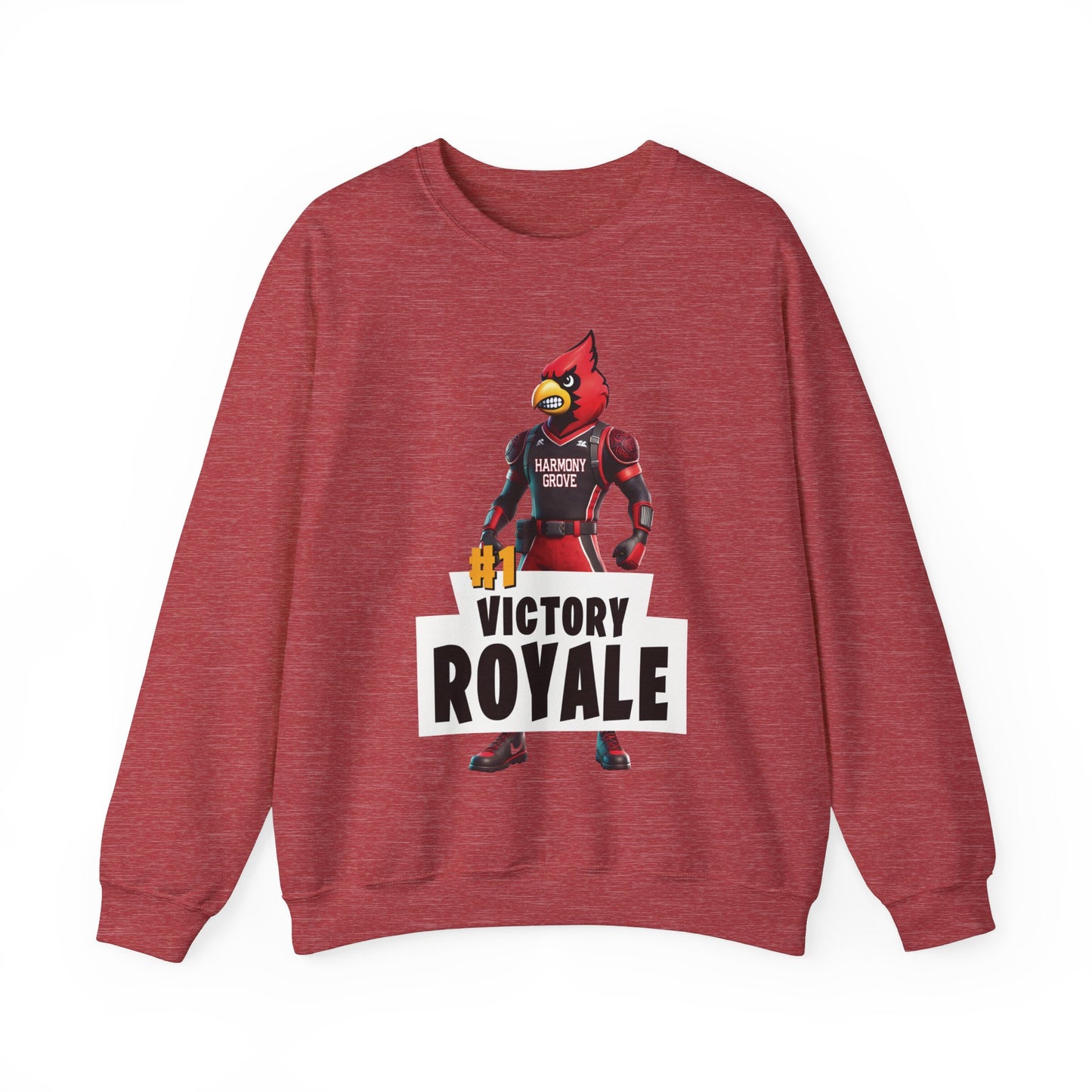 Harmony Grove Cardinals Victory Royale - Unisex Heavy Blend™ Crewneck Sweatshirt