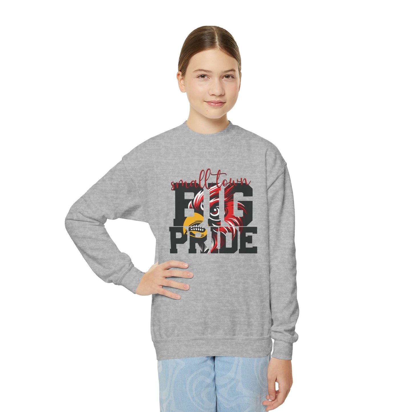 Small Town Big Pride - Youth Crew Sweatshirt