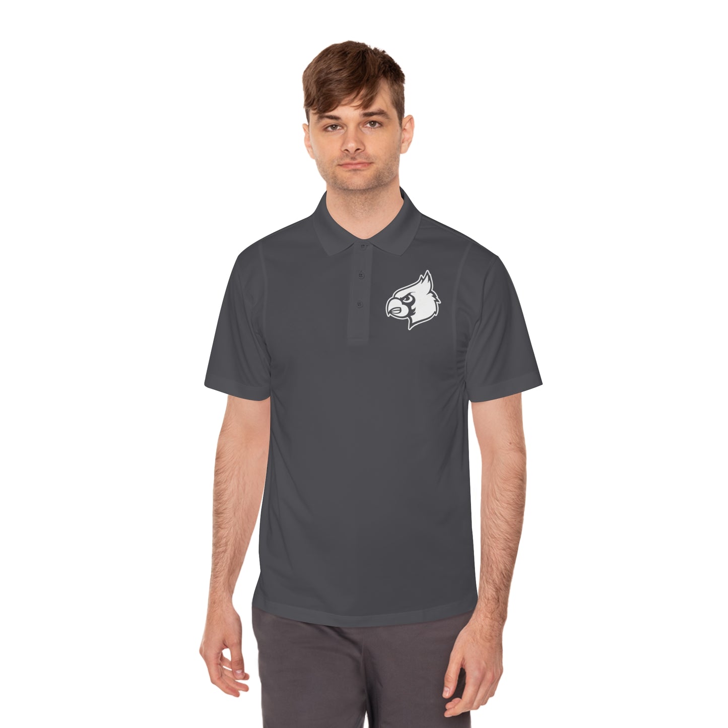 Cardinal Filled Distressed - Men's Sport Polo Shirt