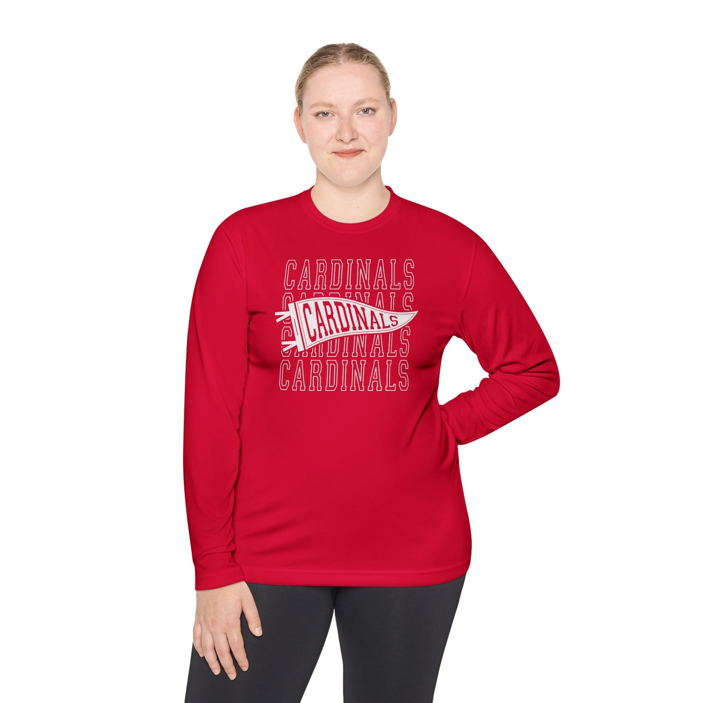 Cardinal Pennant - Dryfit Long Sleeve Tee