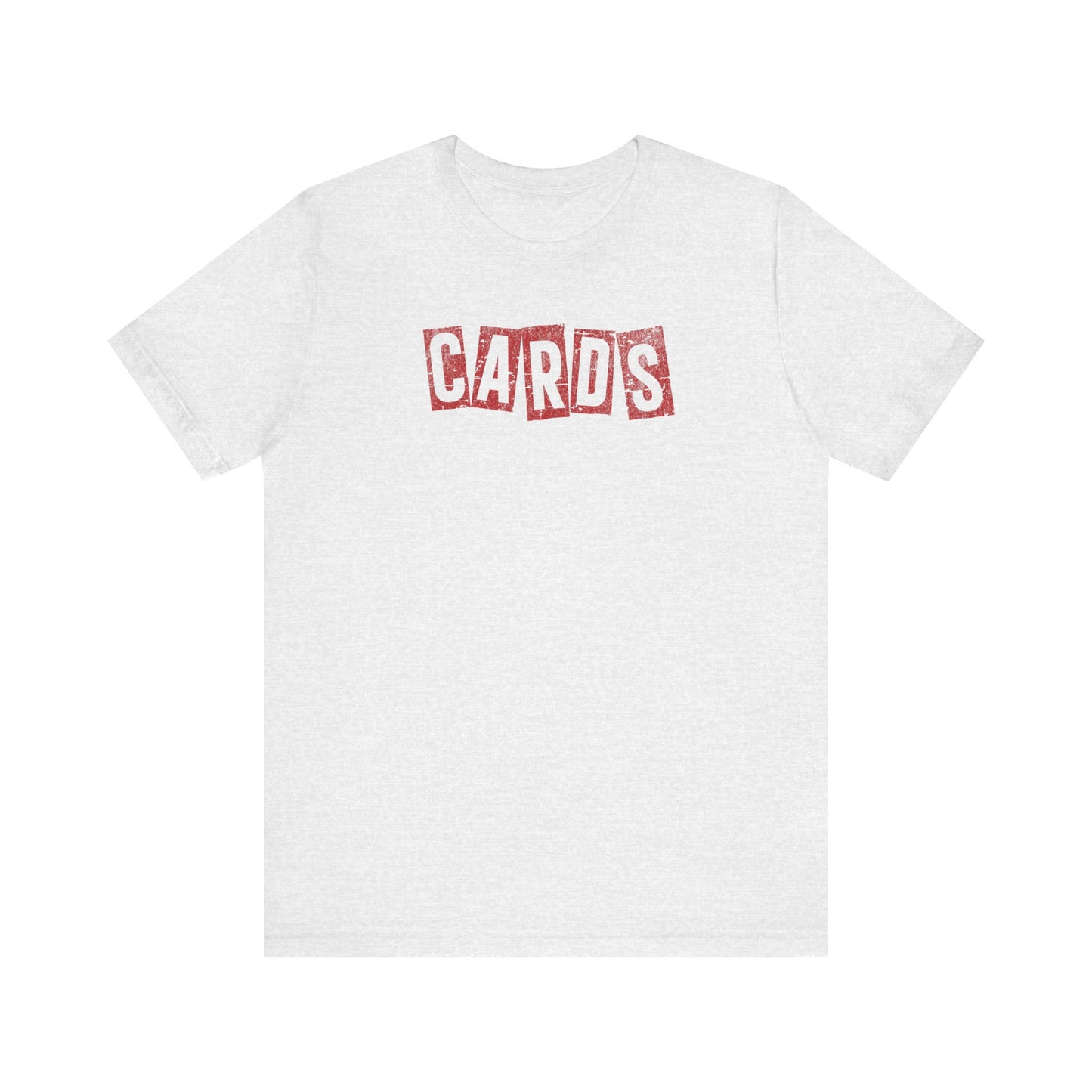 Vintage CARDS Block - Bella + Canvas Short Sleeve Tee