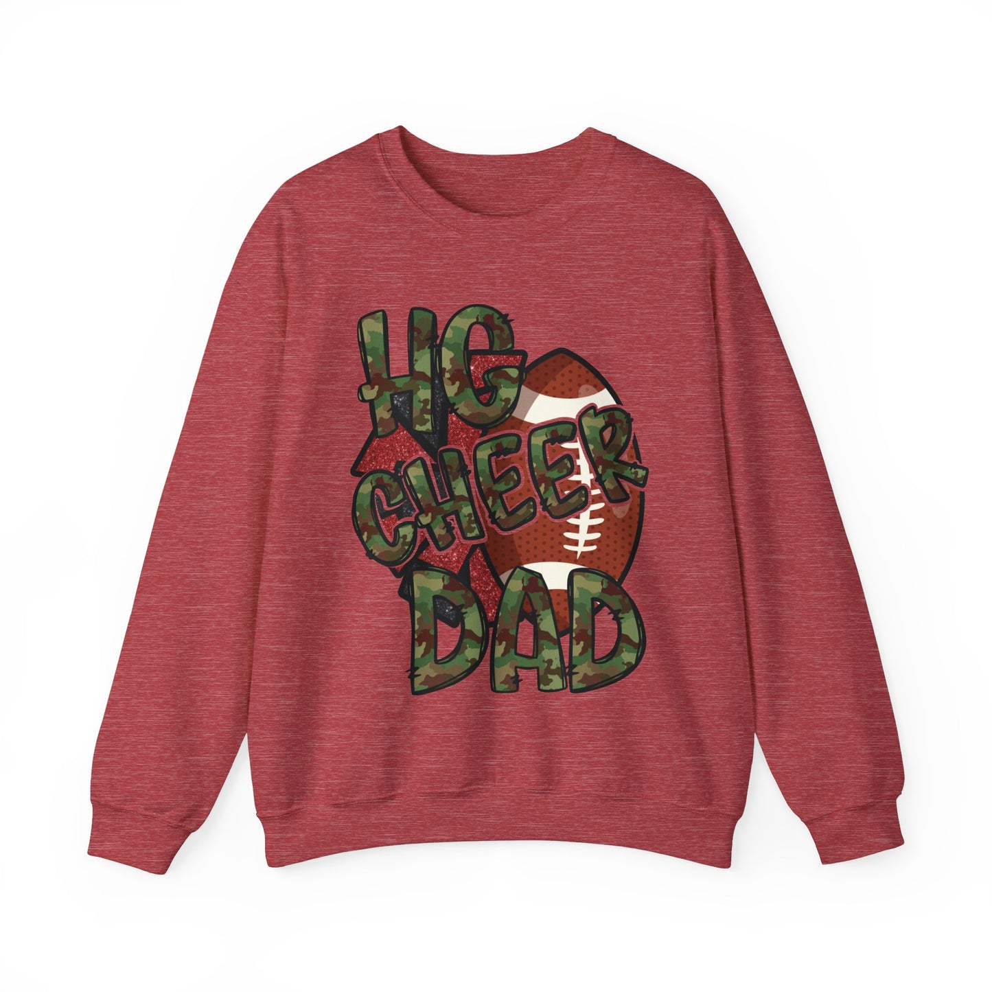 HG Cheer Dad - Unisex Heavy Blend™ Crewneck Sweatshirt