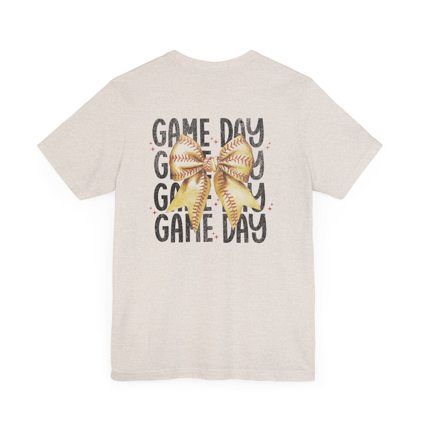 Game Day Softball Coquette - Bella + Canvas Short Sleeve Tee